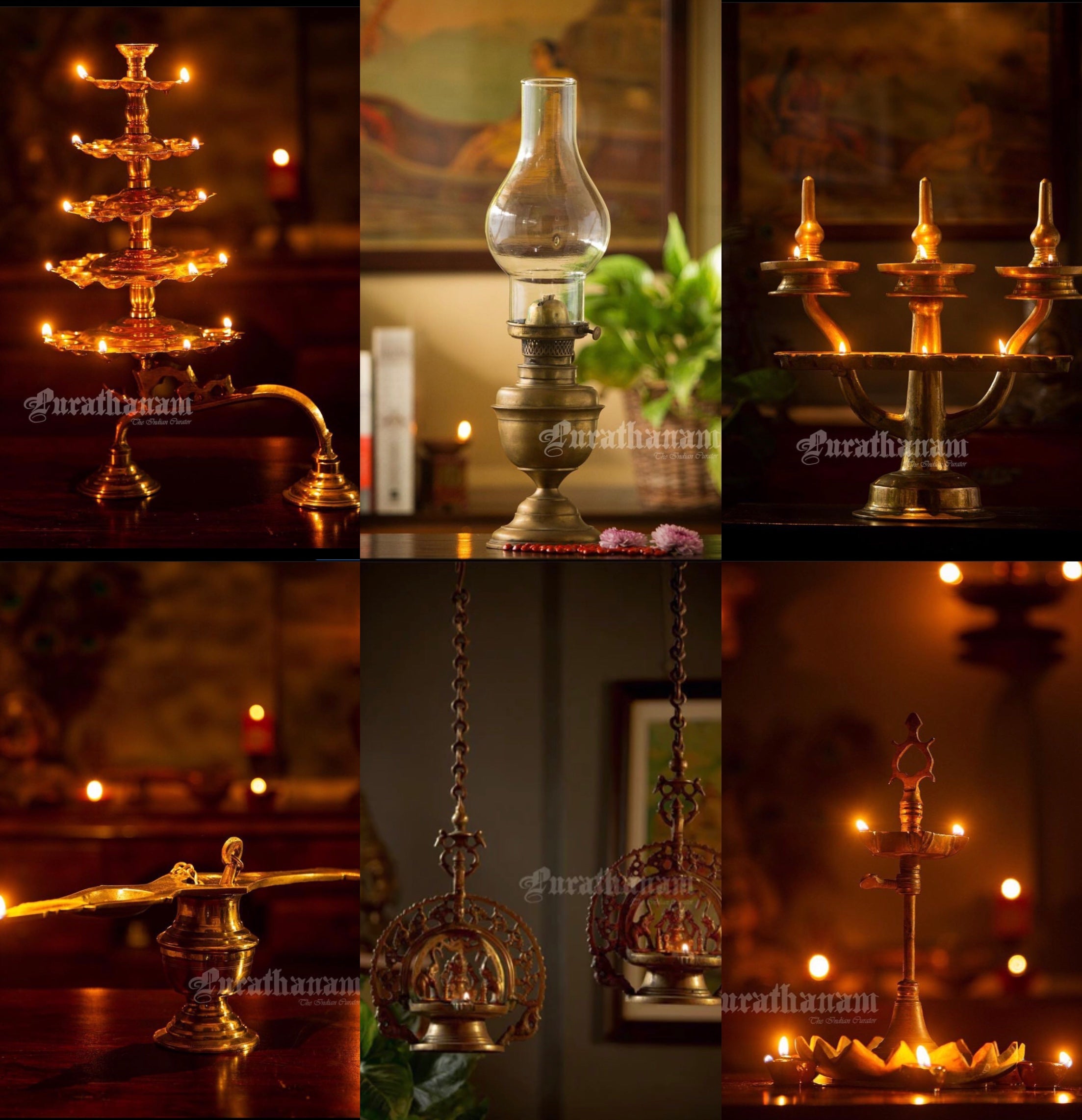 History of South Indian oil Lamps – Purathanamstore
