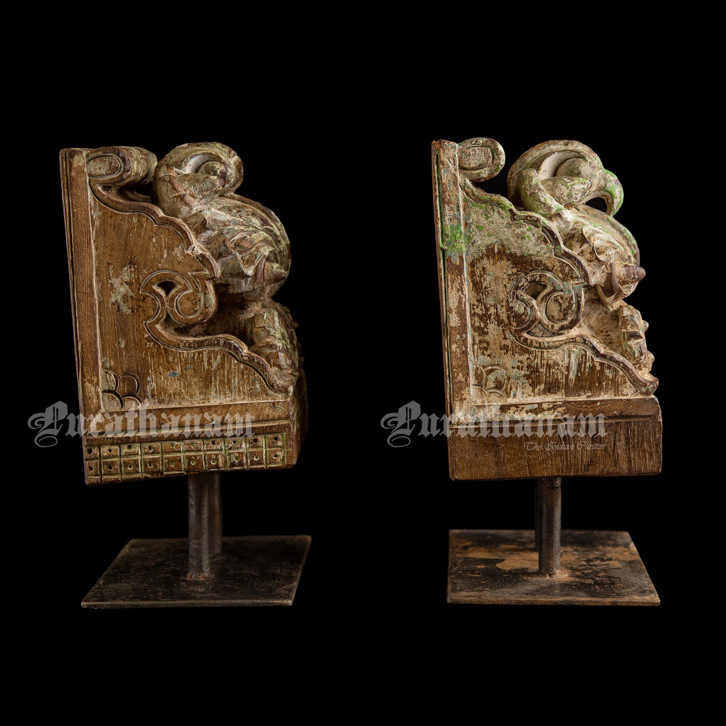 Wooden Wall brackets - Pair
