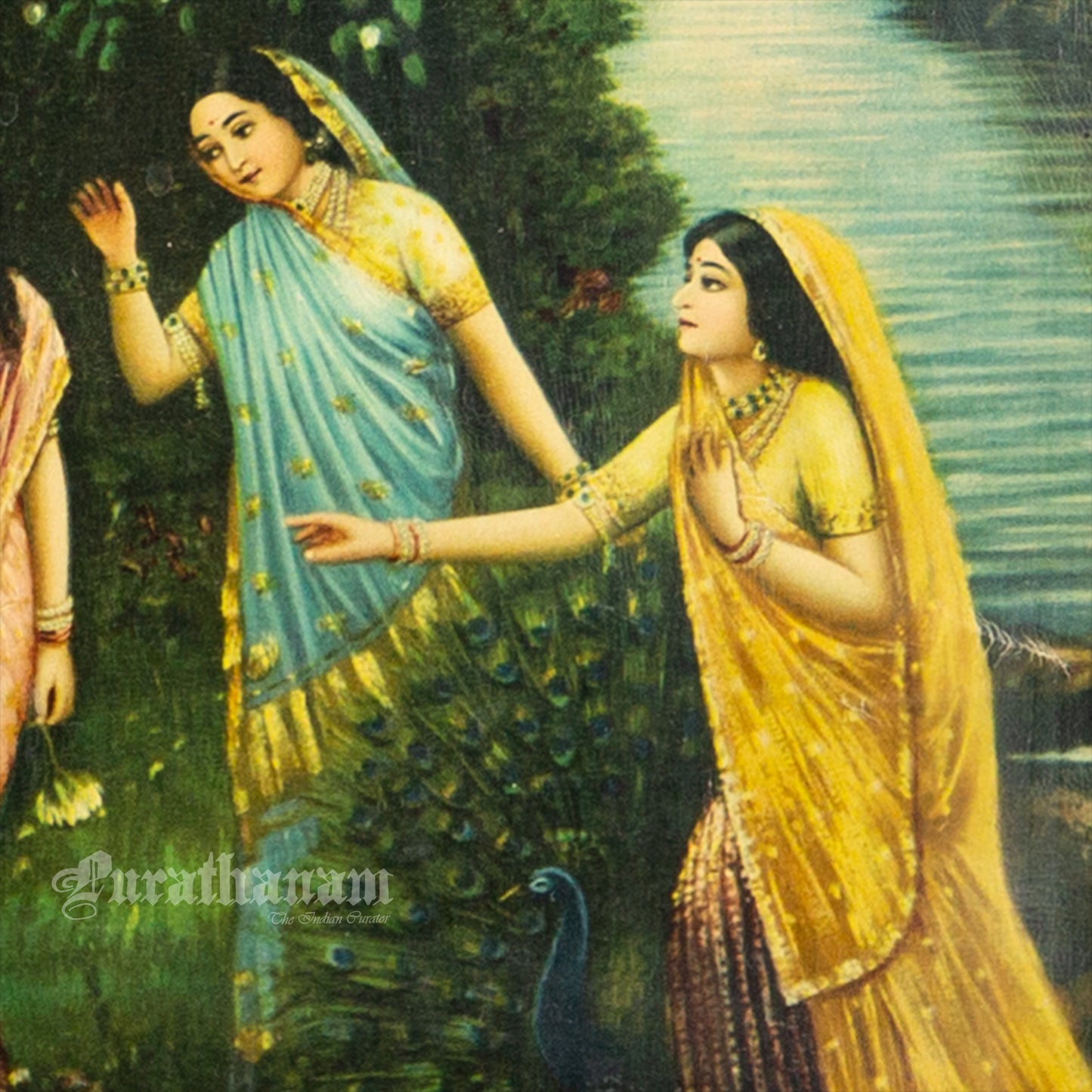 Bansi Nad - German Oleograph Print (Vasudeo H. Pandya)