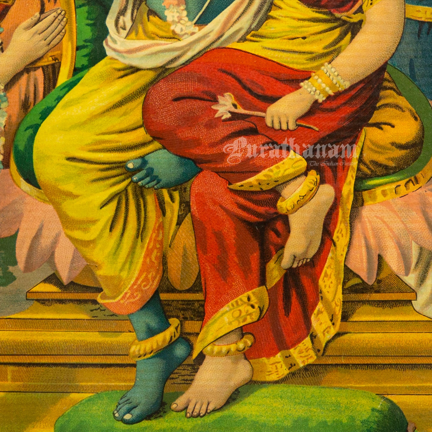 Ram Panchayat by Ravi Varma - Oleograph Print
