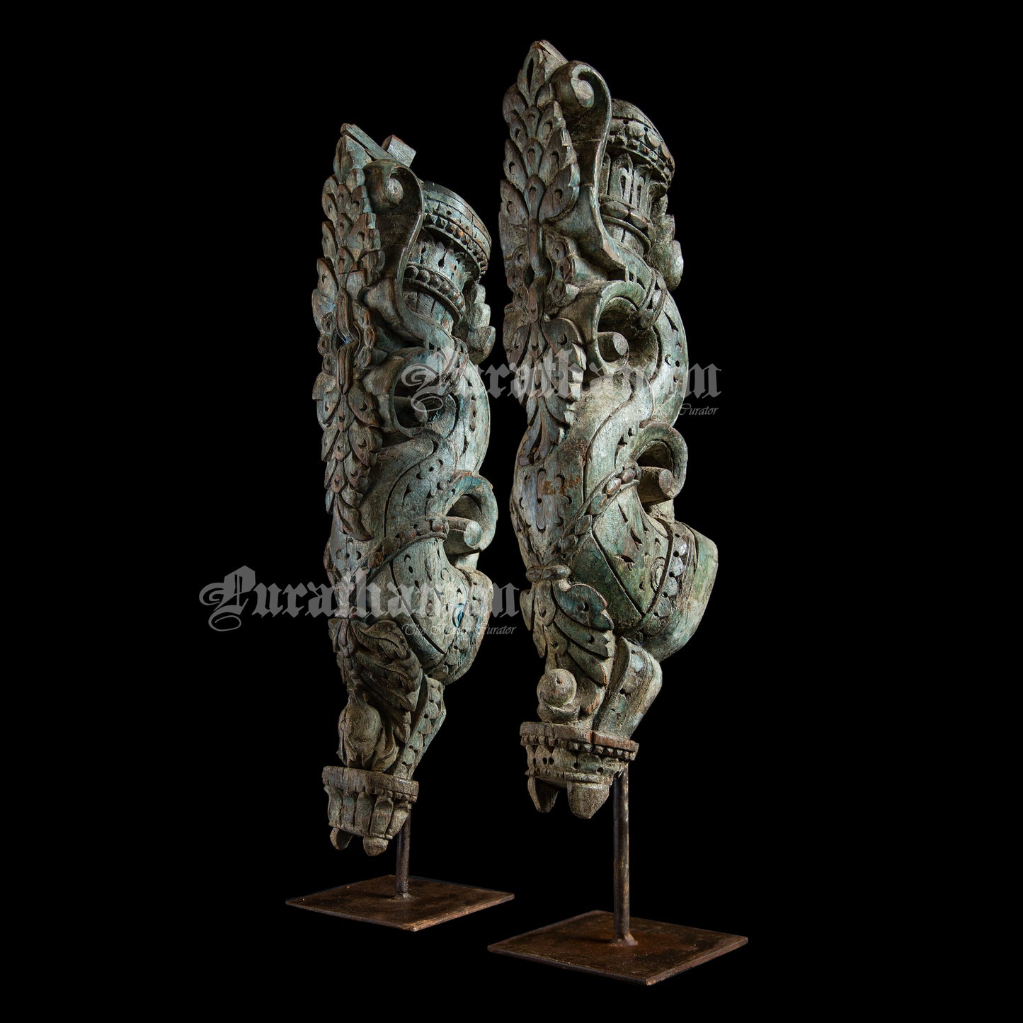 Wooden Wall brackets - Pair