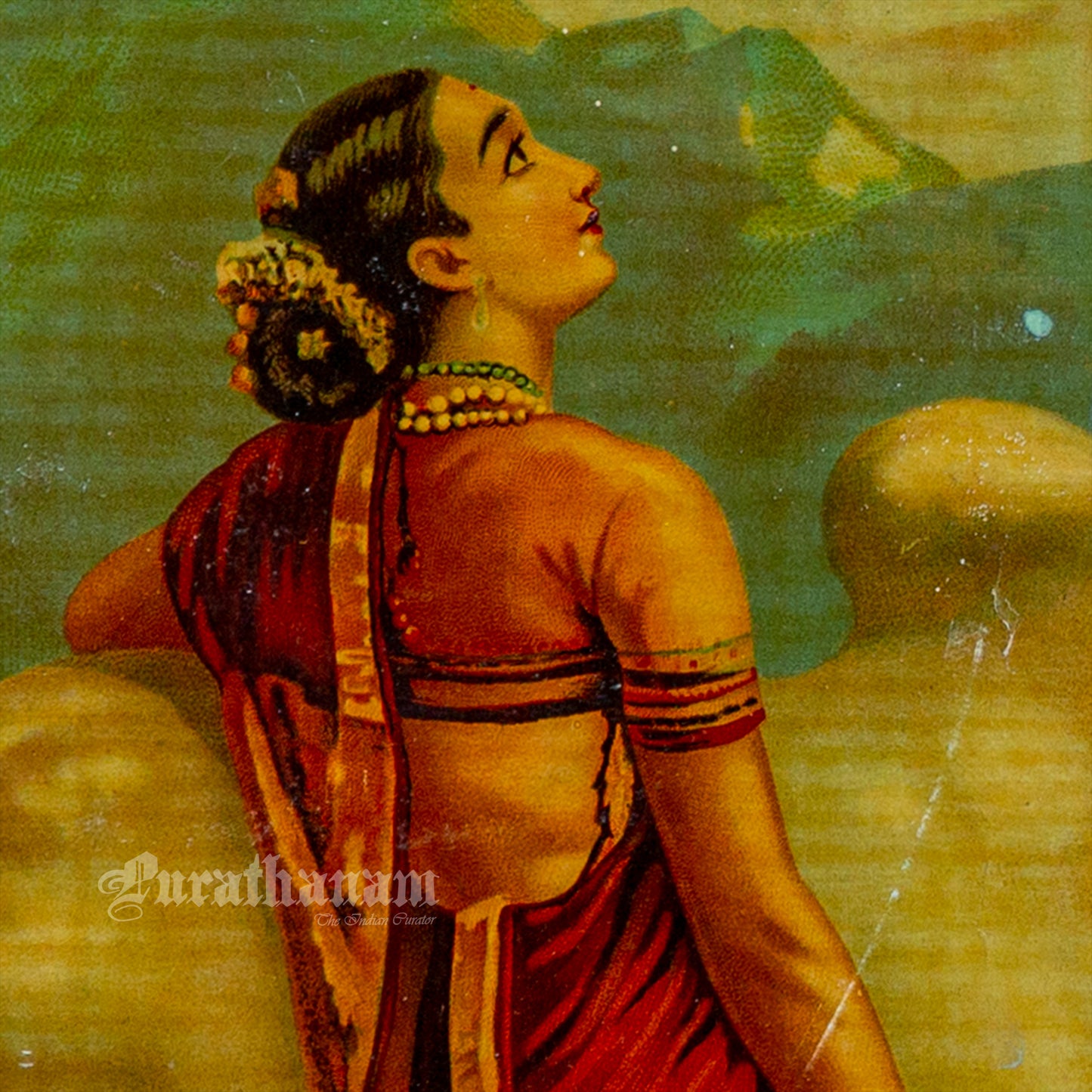 Gangavataran - Oleograph Print (Ravi Varma)