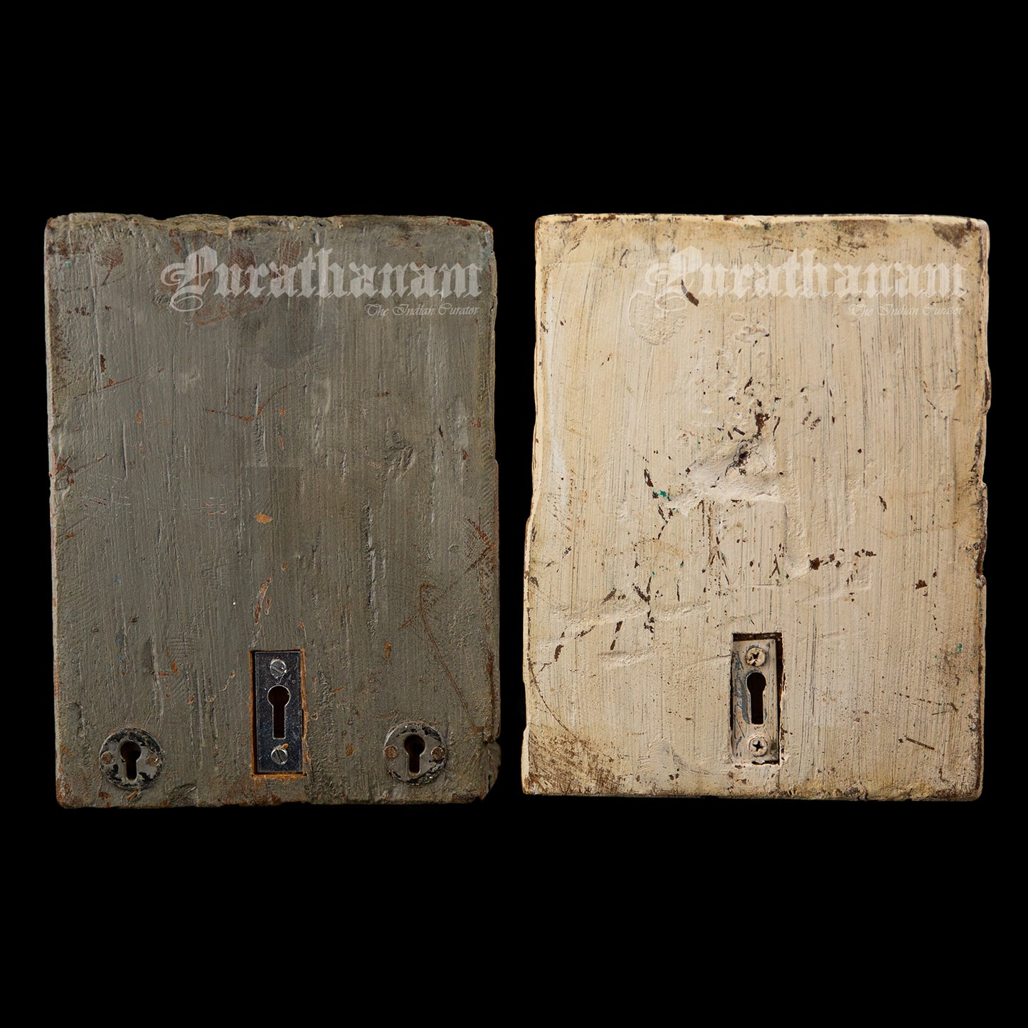 Wooden wall brackets - Pair