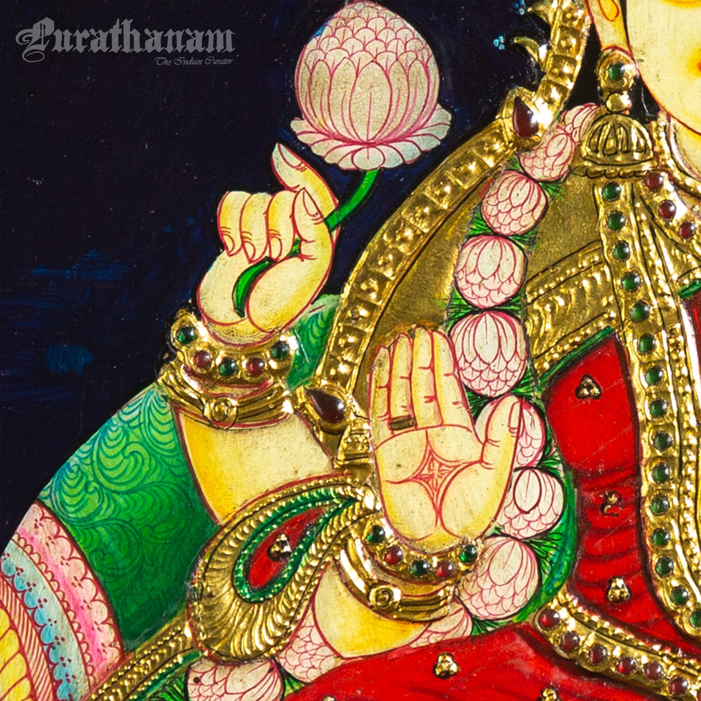 Mahalakshmi - Tanjore Painting