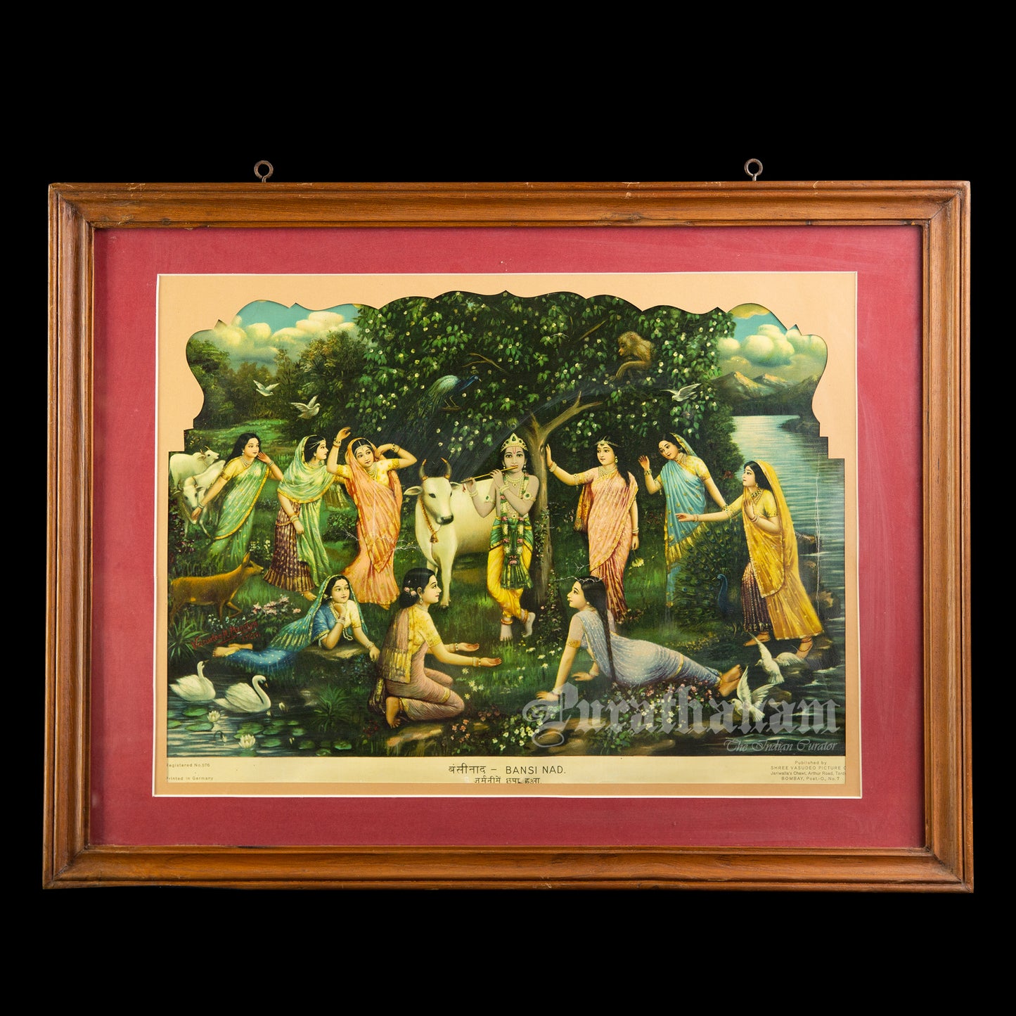 Bansi Nad - German Oleograph Print (Vasudeo H. Pandya)