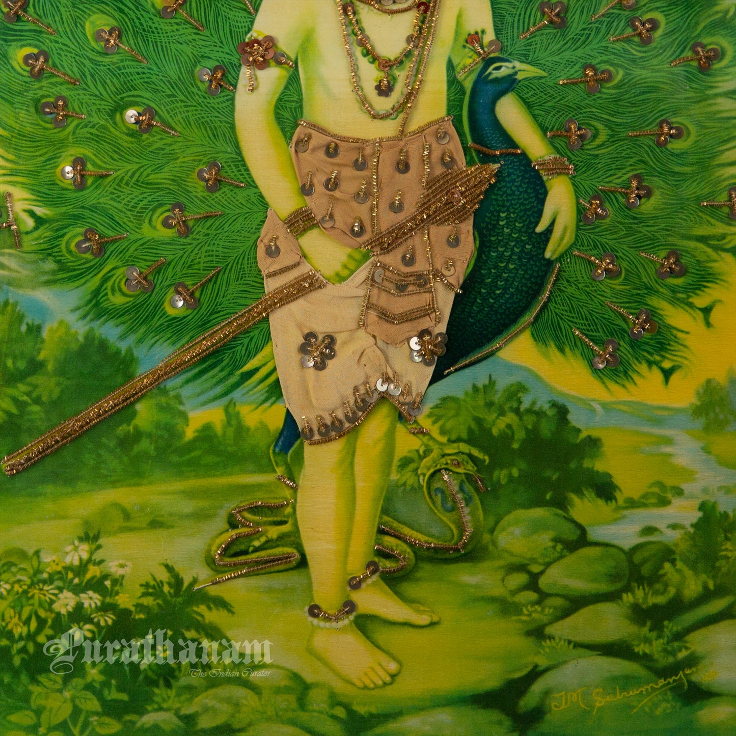 Mayurapriya by J.M. Subramanya (Offset Print -Embellished)