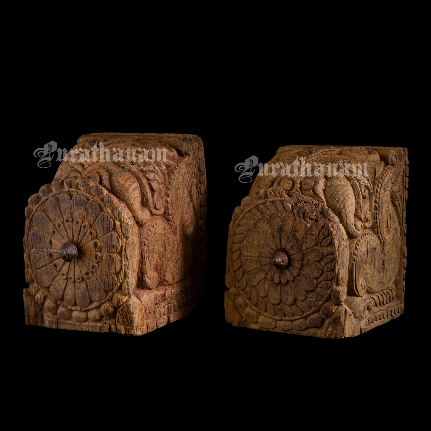 Wooden Wall brackets - Pair