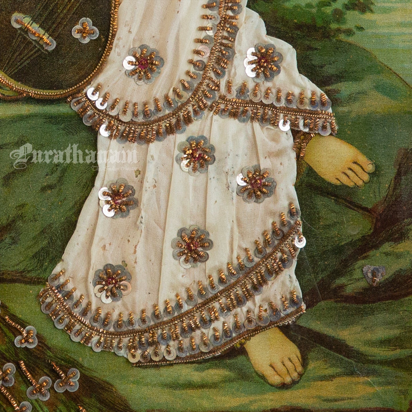 Saraswati Ravi Varma - Oleograph Print (Embellished)