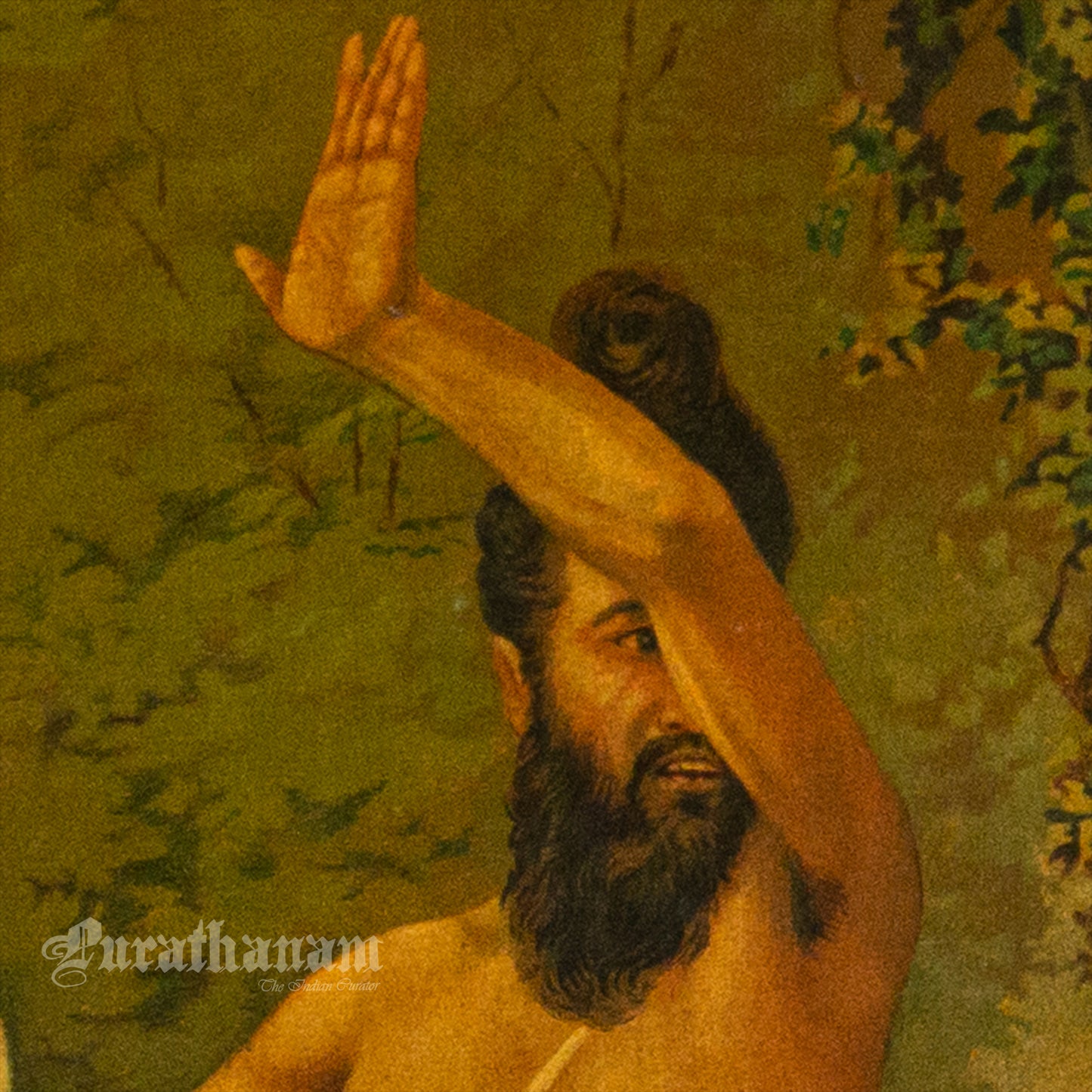 Shakuntala Janam by Ravi Varma (Oleograph Print)