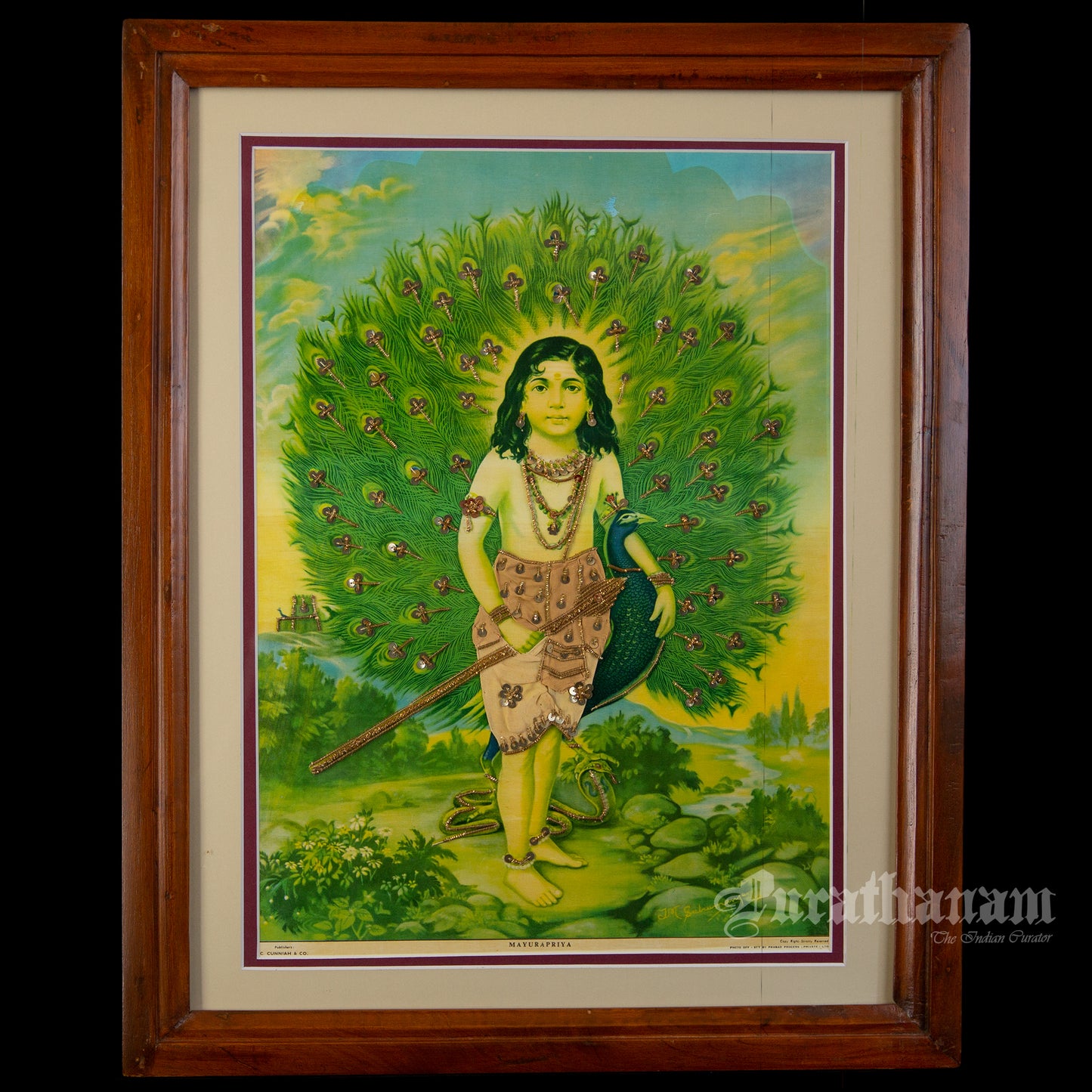 Mayurapriya by J.M. Subramanya (Offset Print -Embellished)