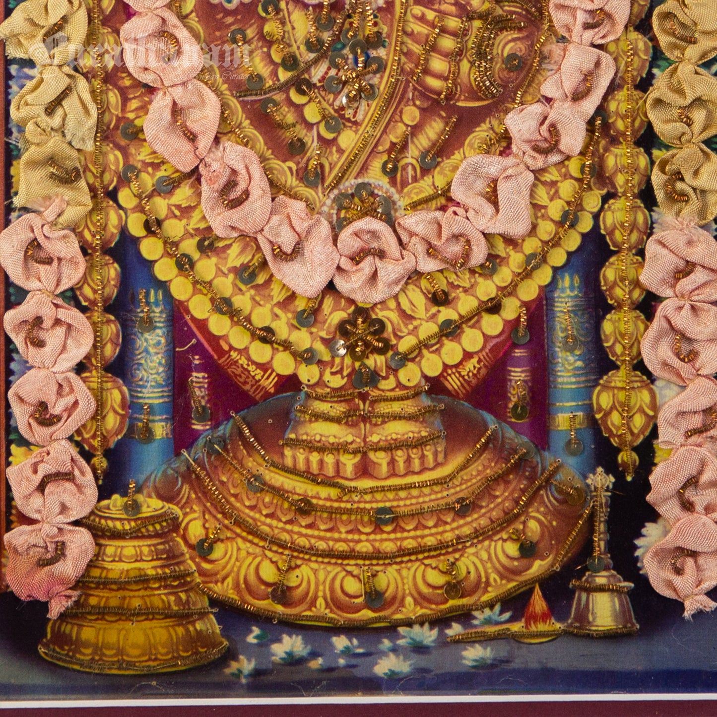 Thirupathi Venkateswarar - Kondiah Raju (Offset Print) - Embellished