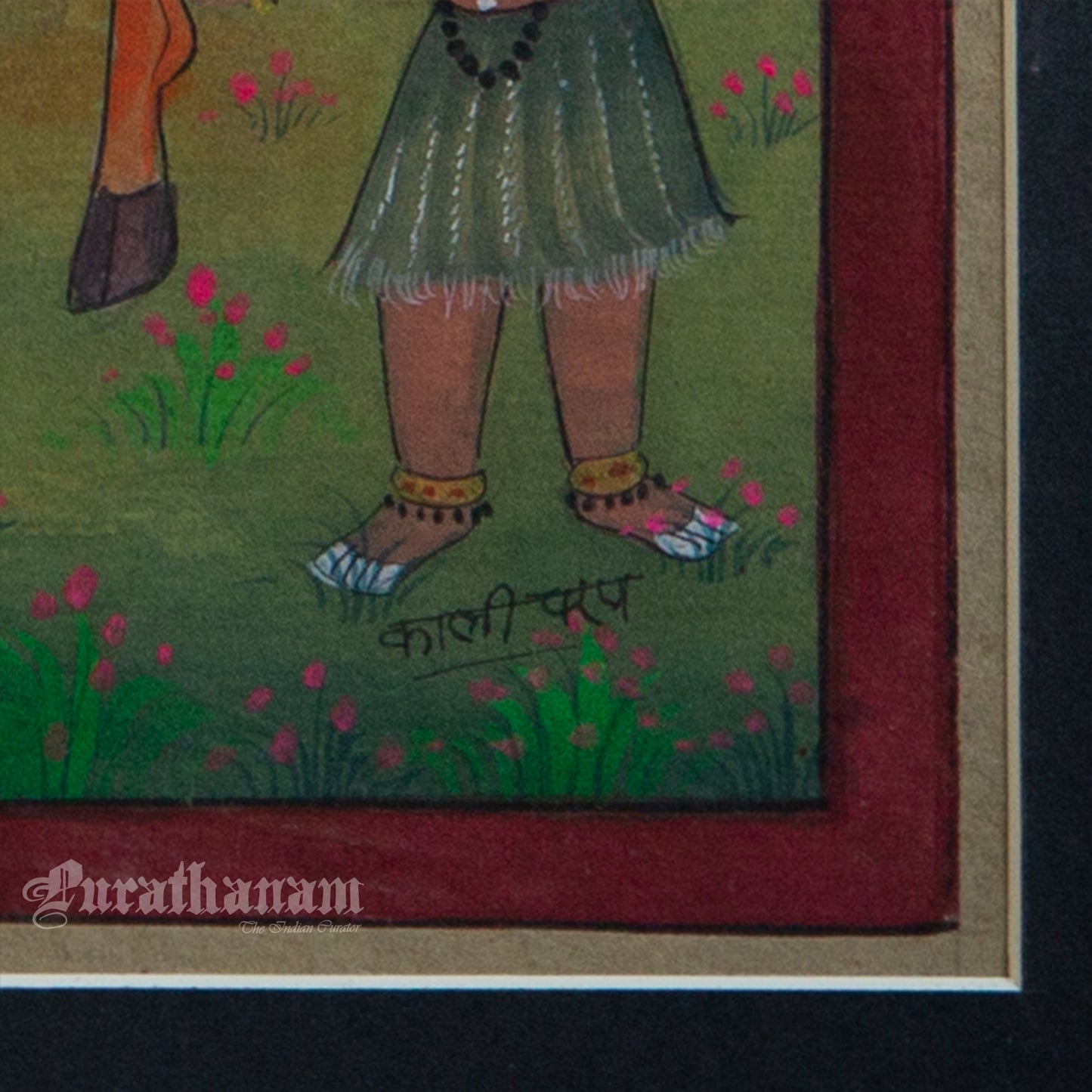 Kaalratri Devi from the Bengal School of art- Miniature Painting
