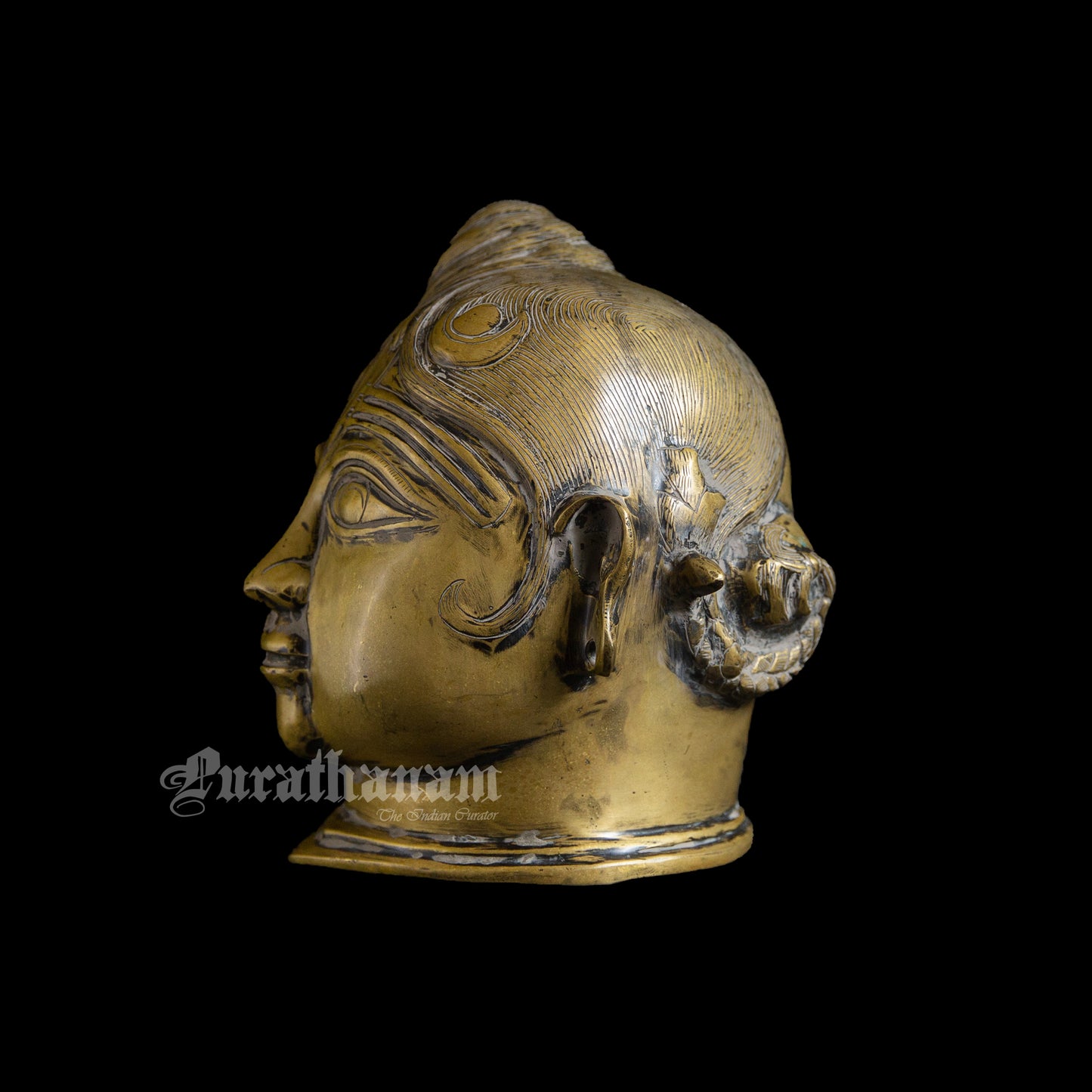 Ardhanarishvara head / Mukhalingam Brass