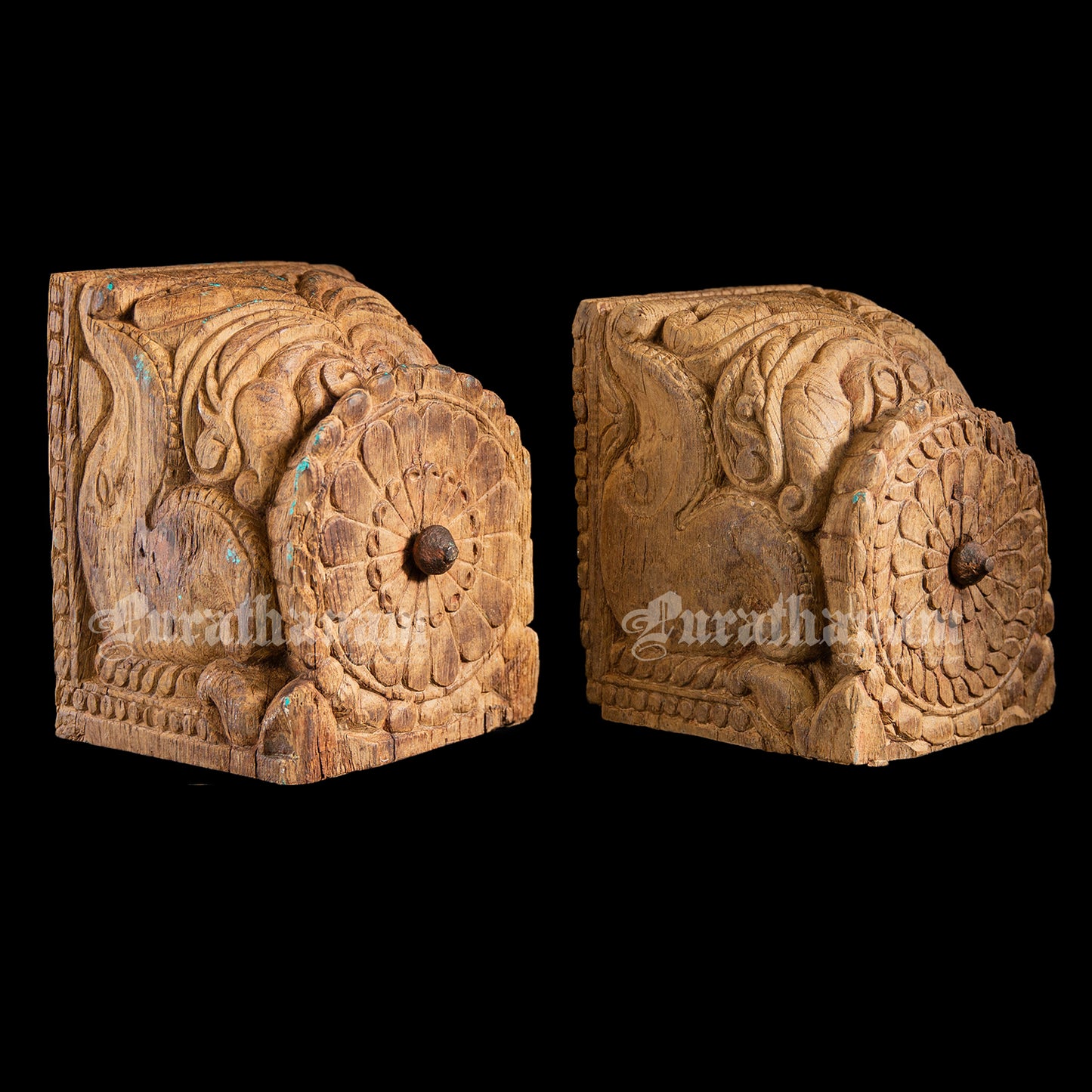 Wooden Wall brackets - Pair