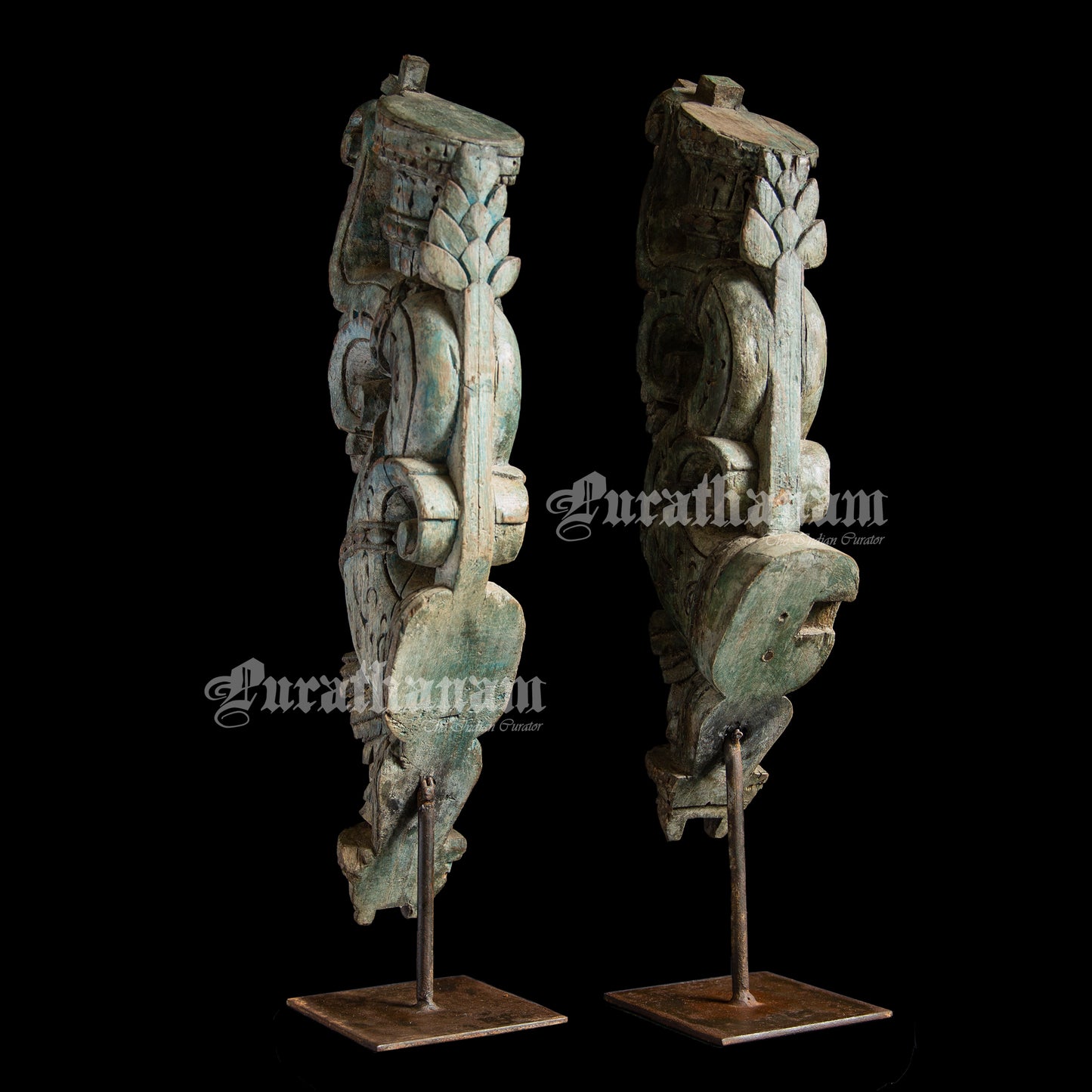 Wooden Wall brackets - Pair