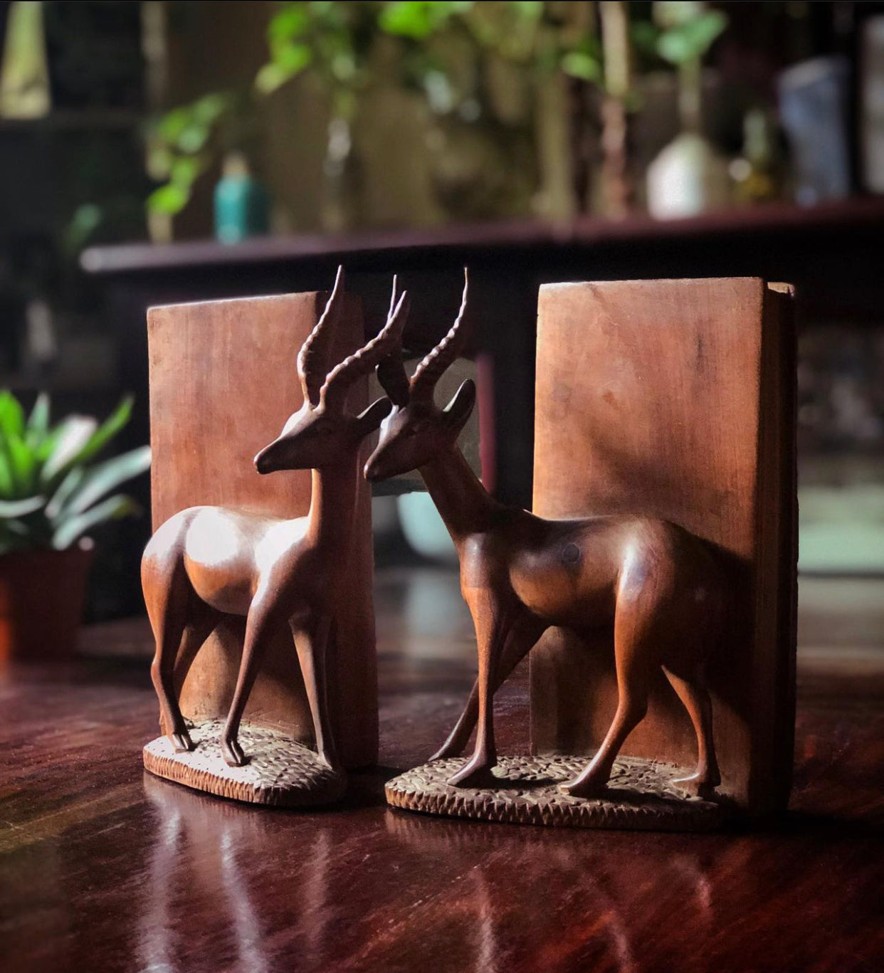 Deer Bookends - Sandalwood