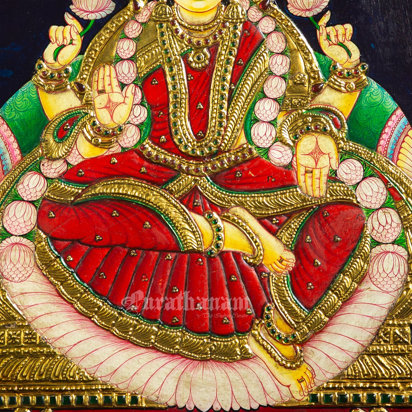 Mahalakshmi - Tanjore Painting