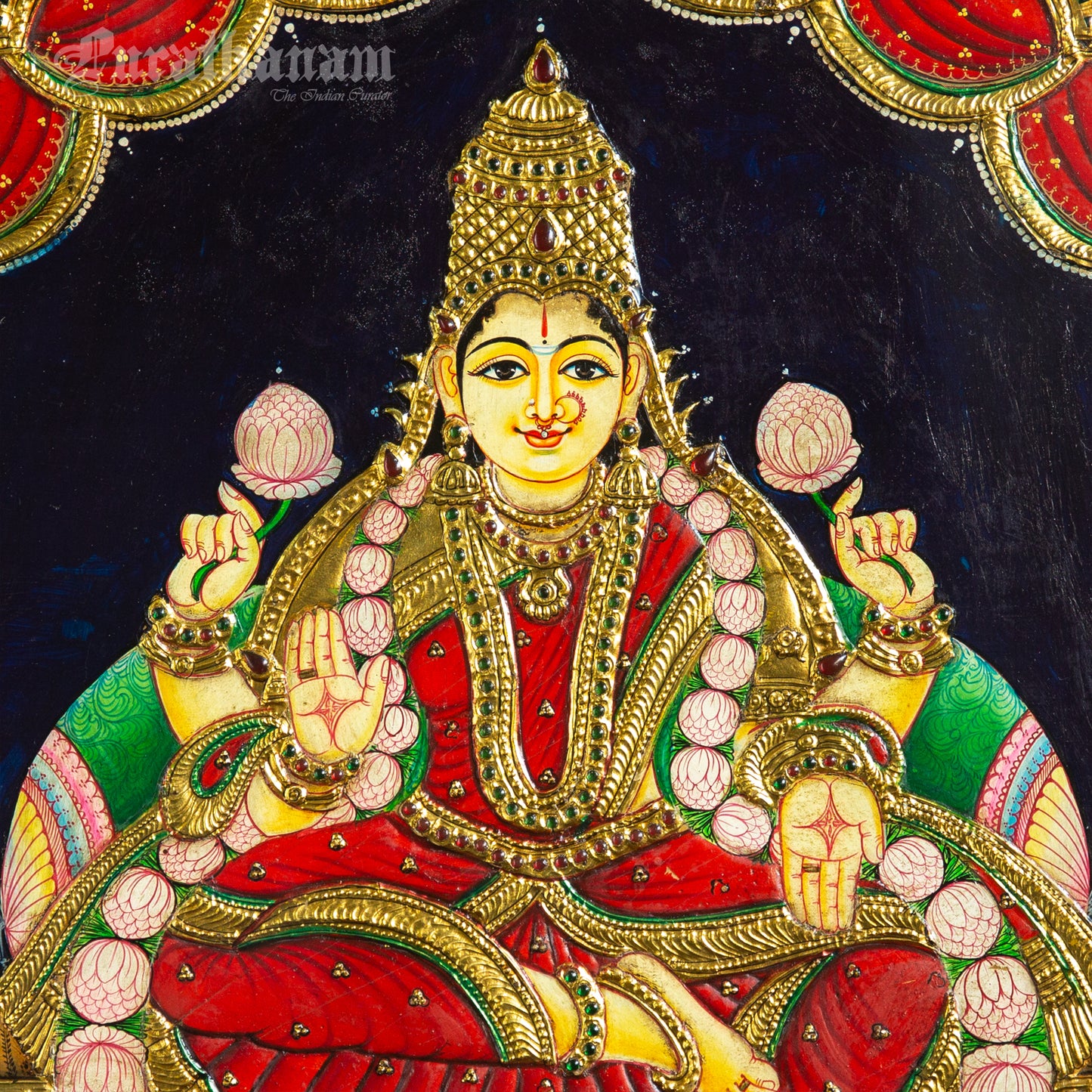 Mahalakshmi - Tanjore Painting
