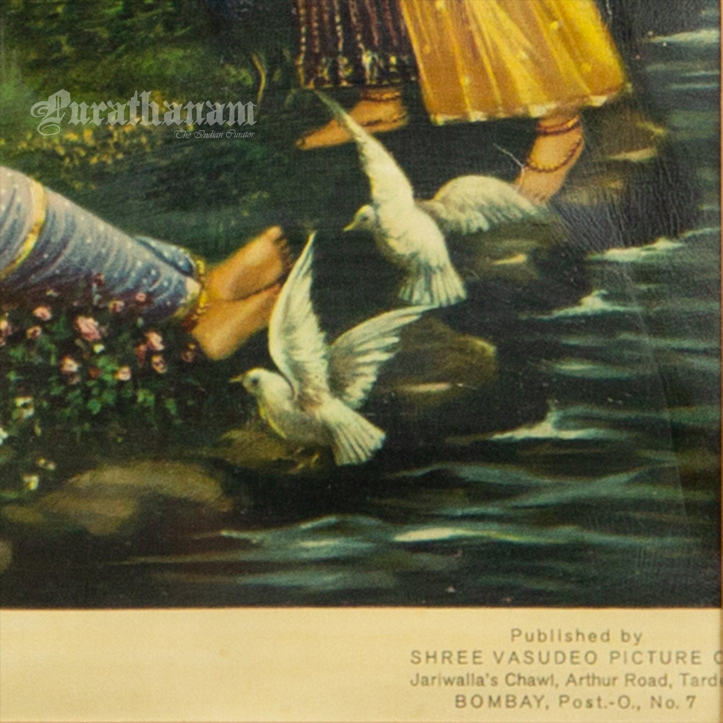 Bansi Nad - German Oleograph Print (Vasudeo H. Pandya)