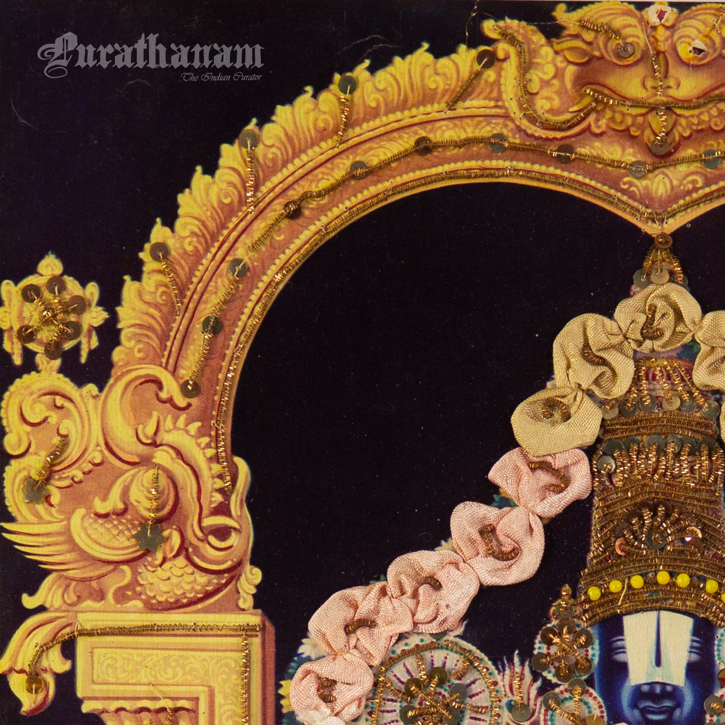 Thirupathi Venkateswarar - Kondiah Raju (Offset Print) - Embellished