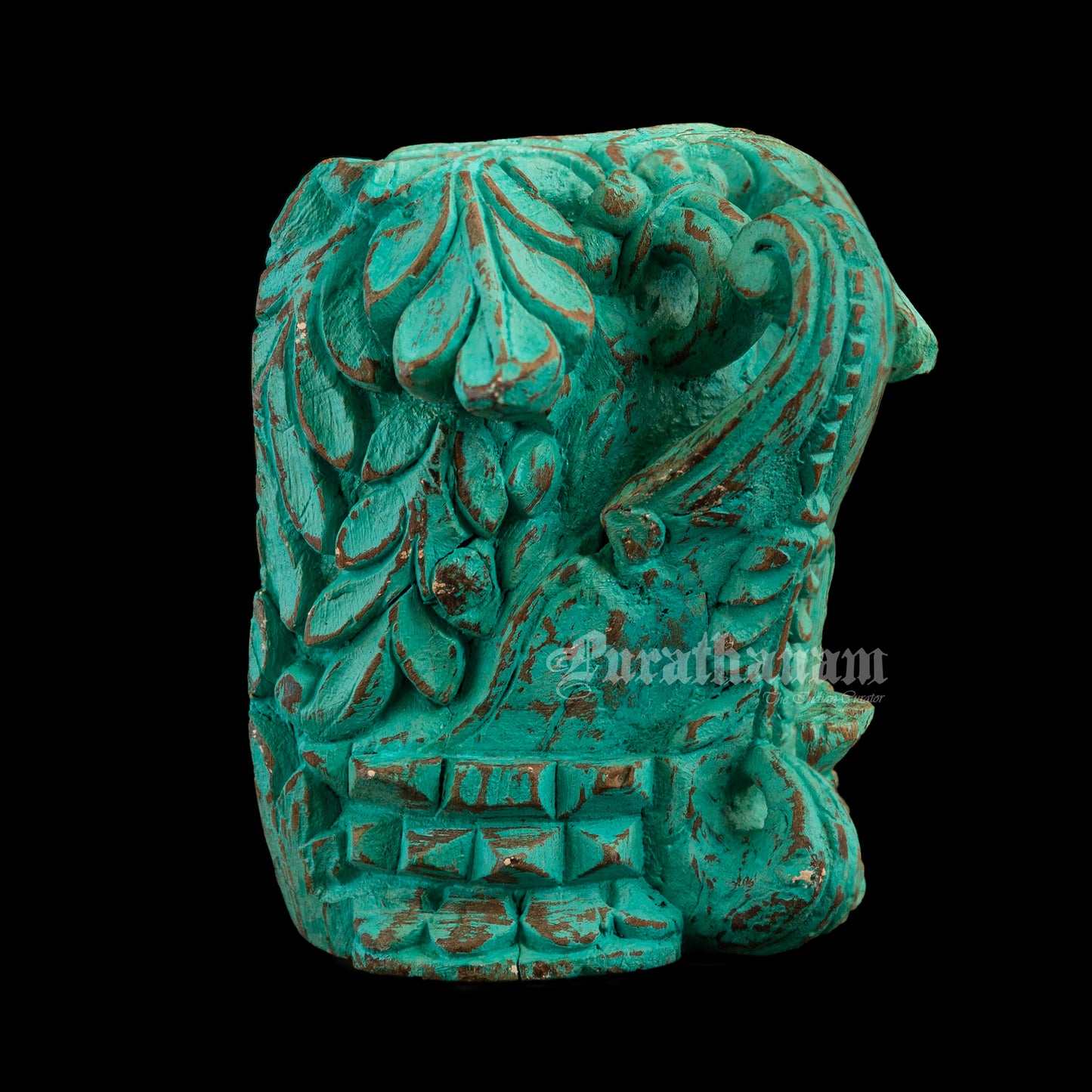 Teal color Wooden bracket