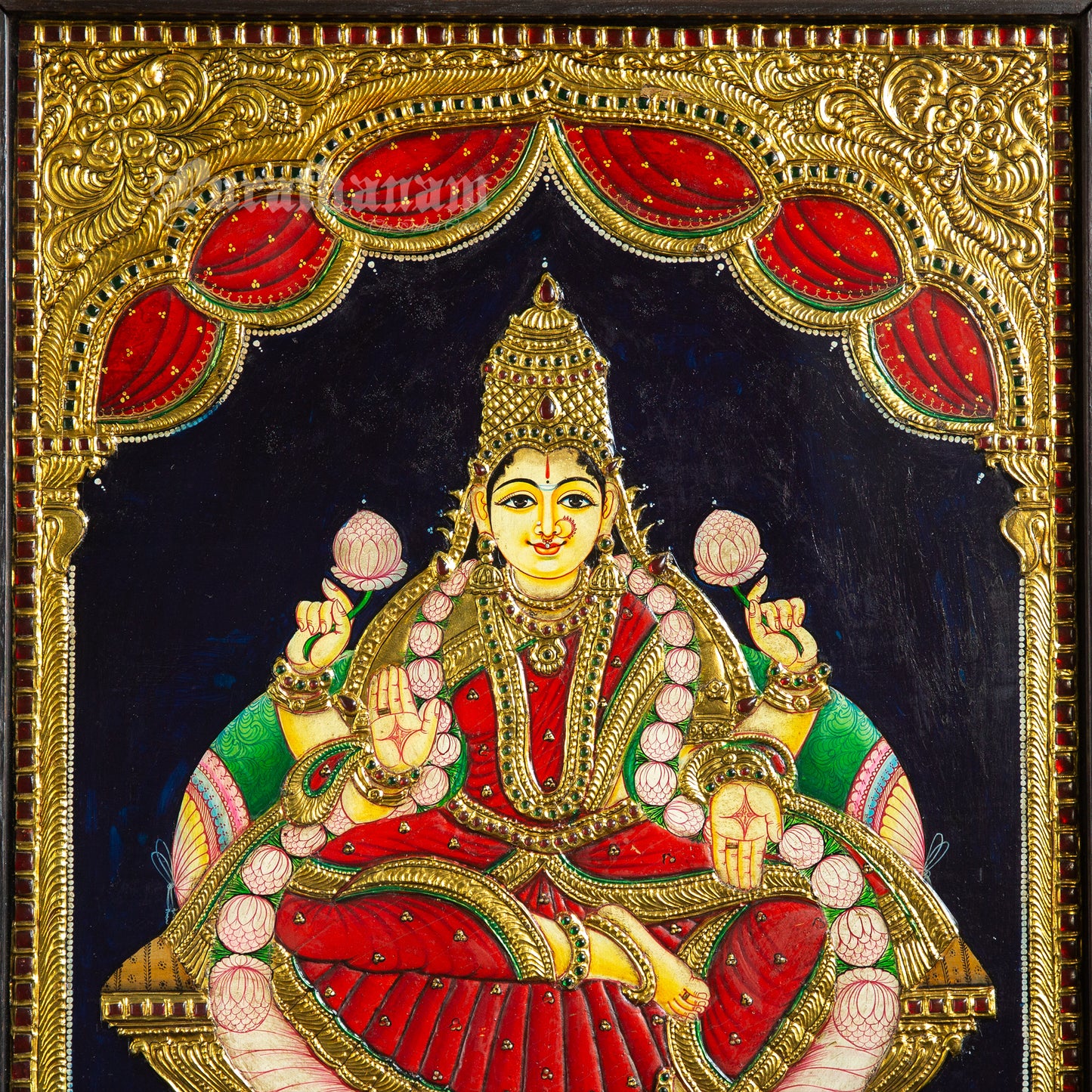 Mahalakshmi - Tanjore Painting