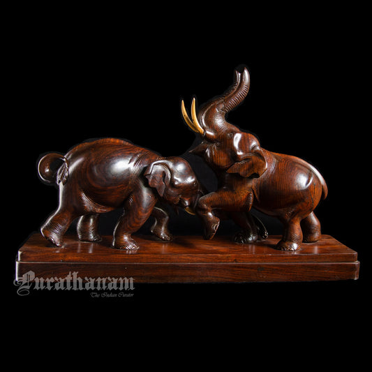 Elephants - Rose wood