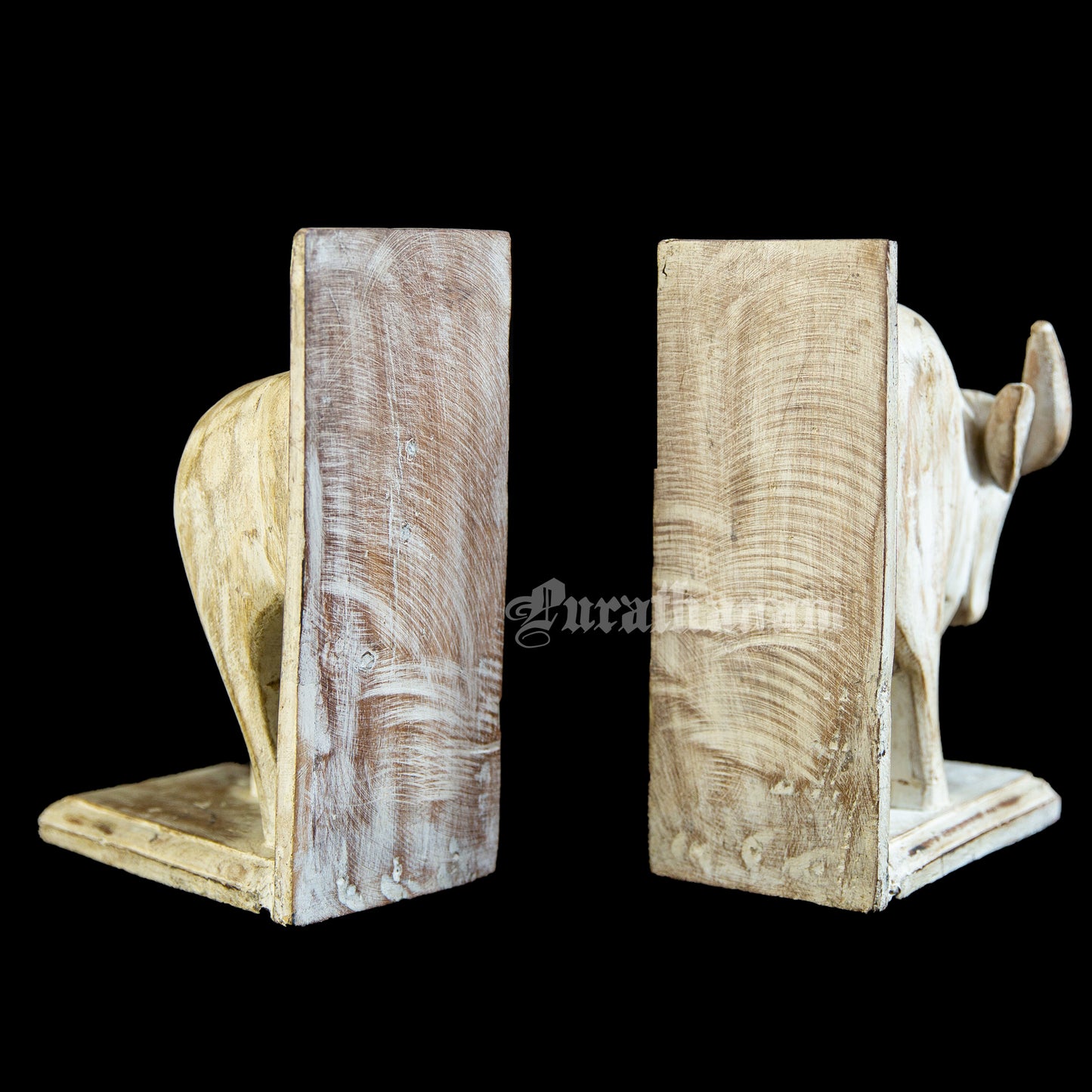 White Bull Bookends