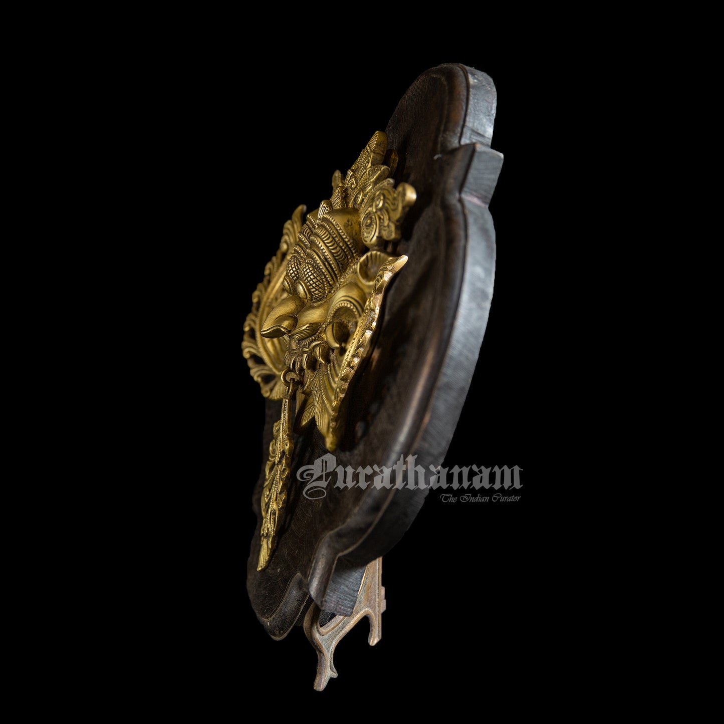 Keertimukha plaque - Brass