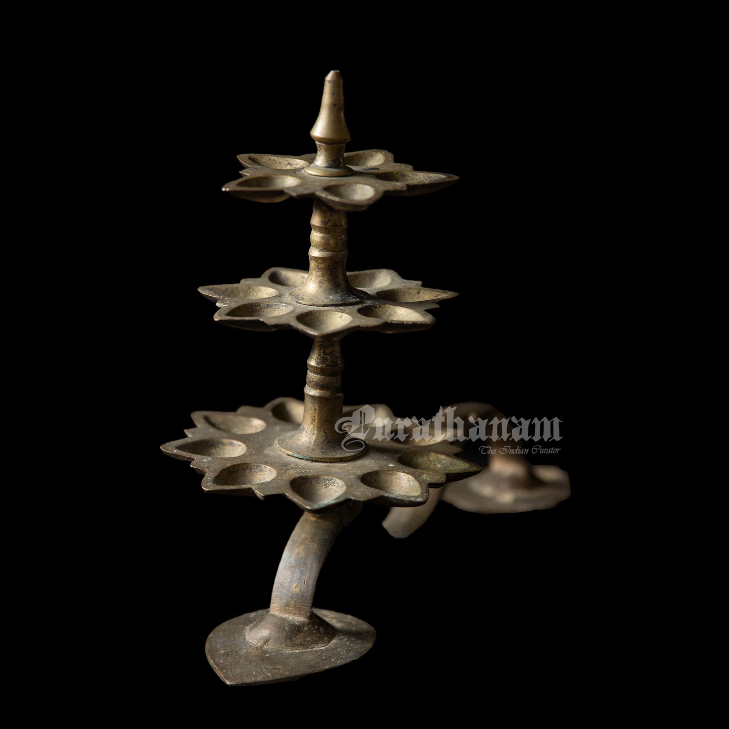Arthi Lamp (Three layer) - Brass