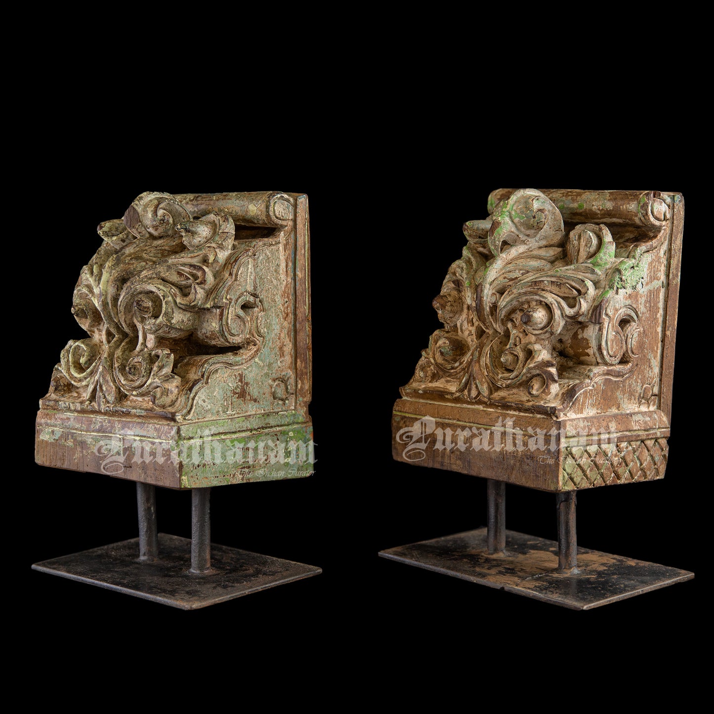 Wooden Wall brackets - Pair