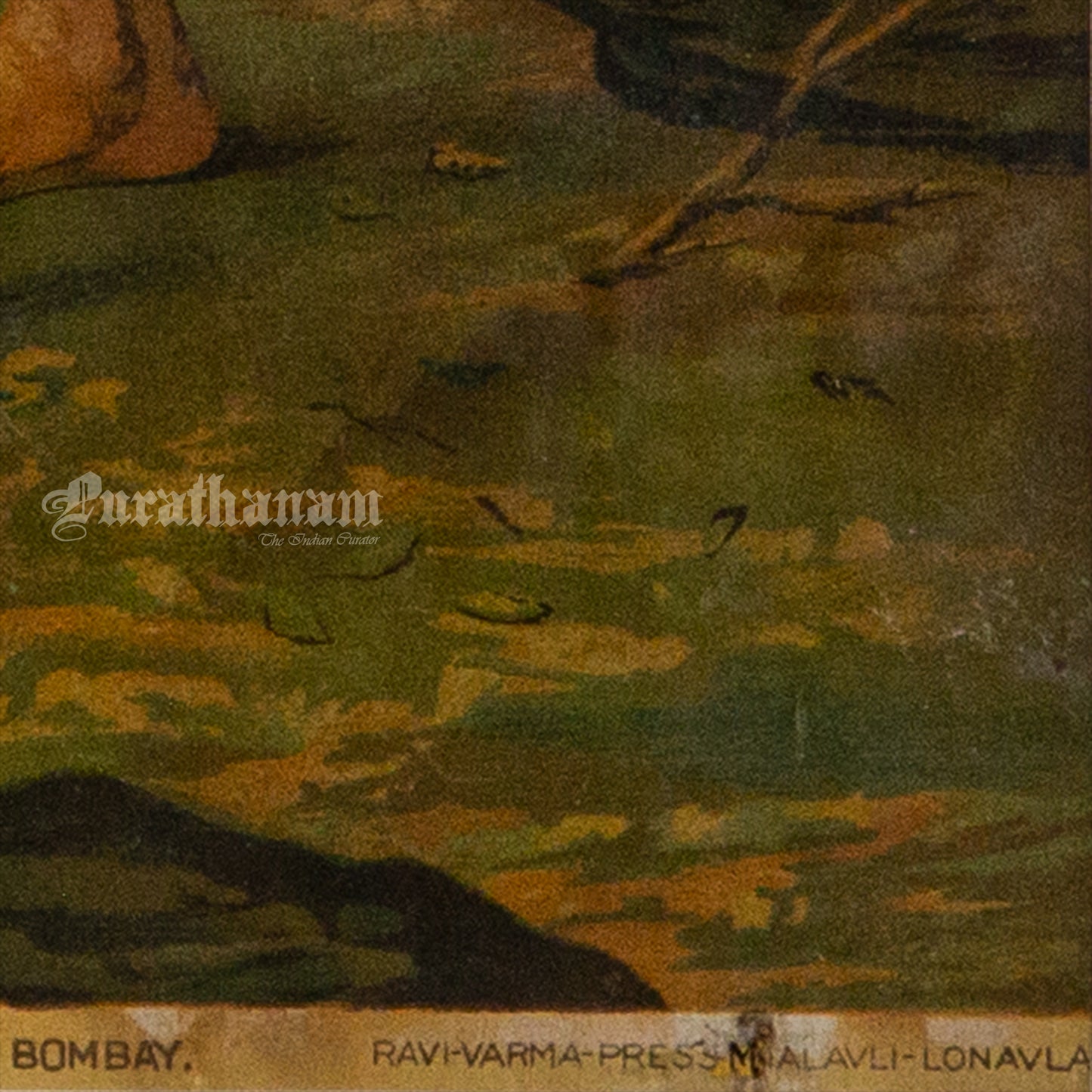 Shakuntala Janam by Ravi Varma (Oleograph Print)