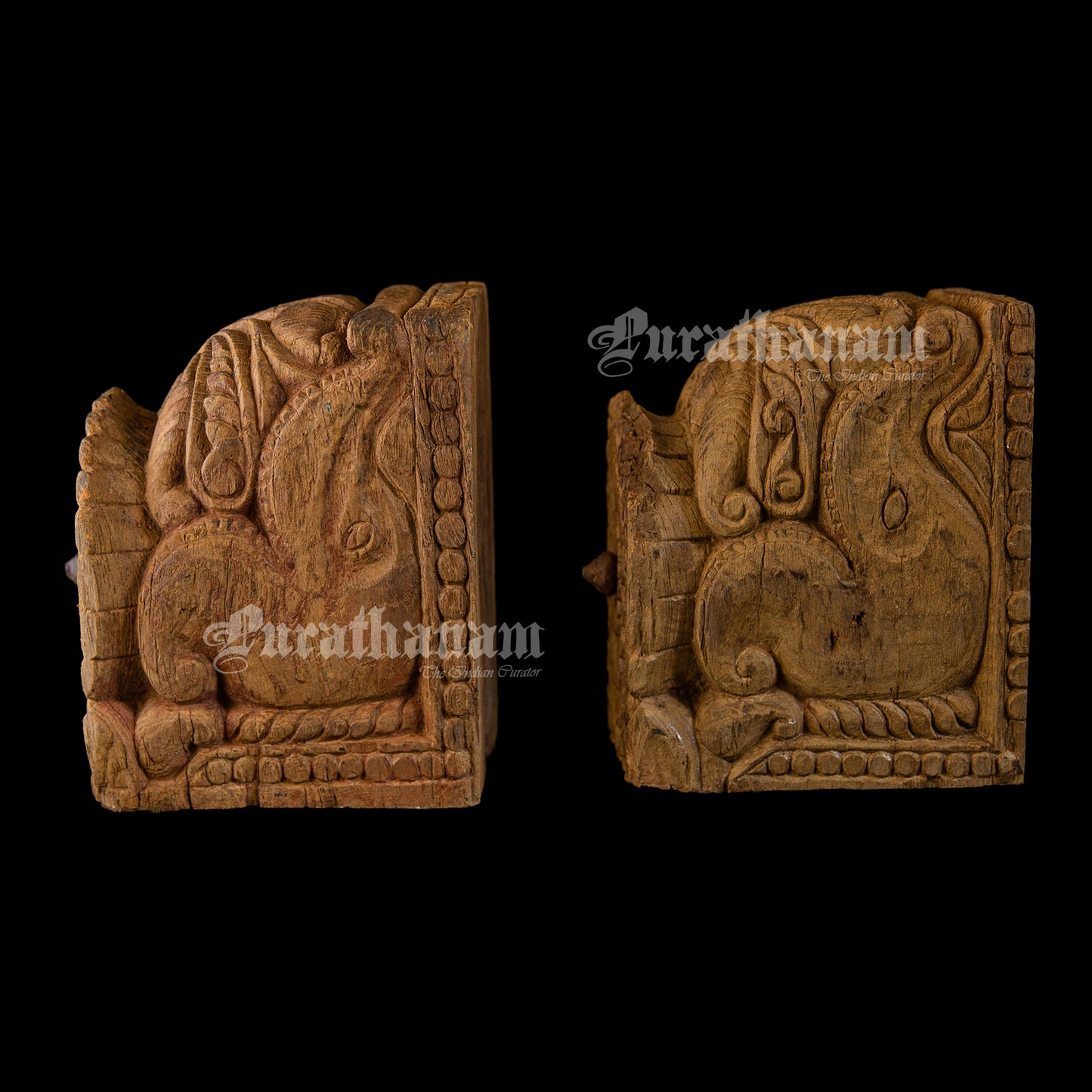 Wooden Wall brackets - Pair