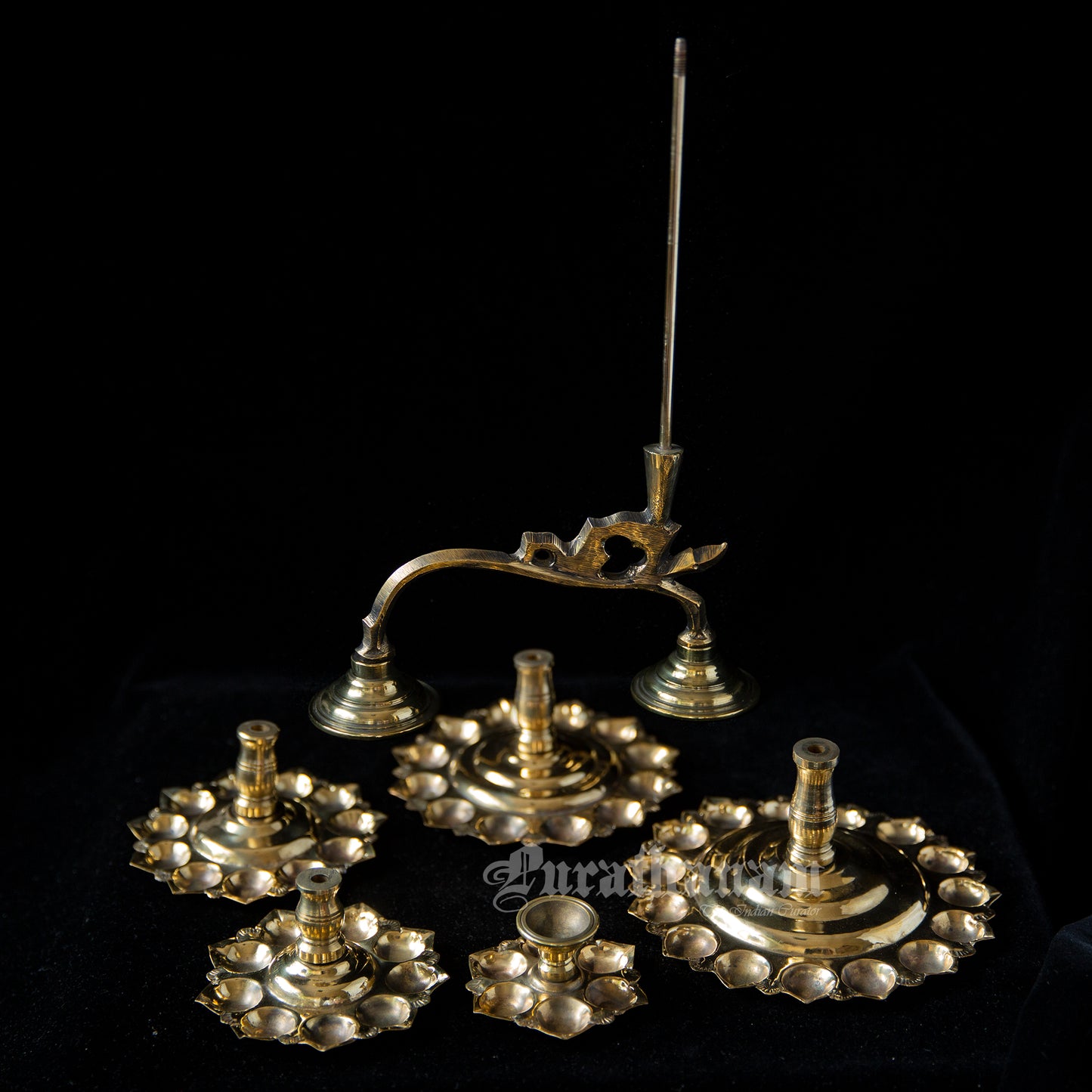 Arthi Lamp (Five layer) - Brass