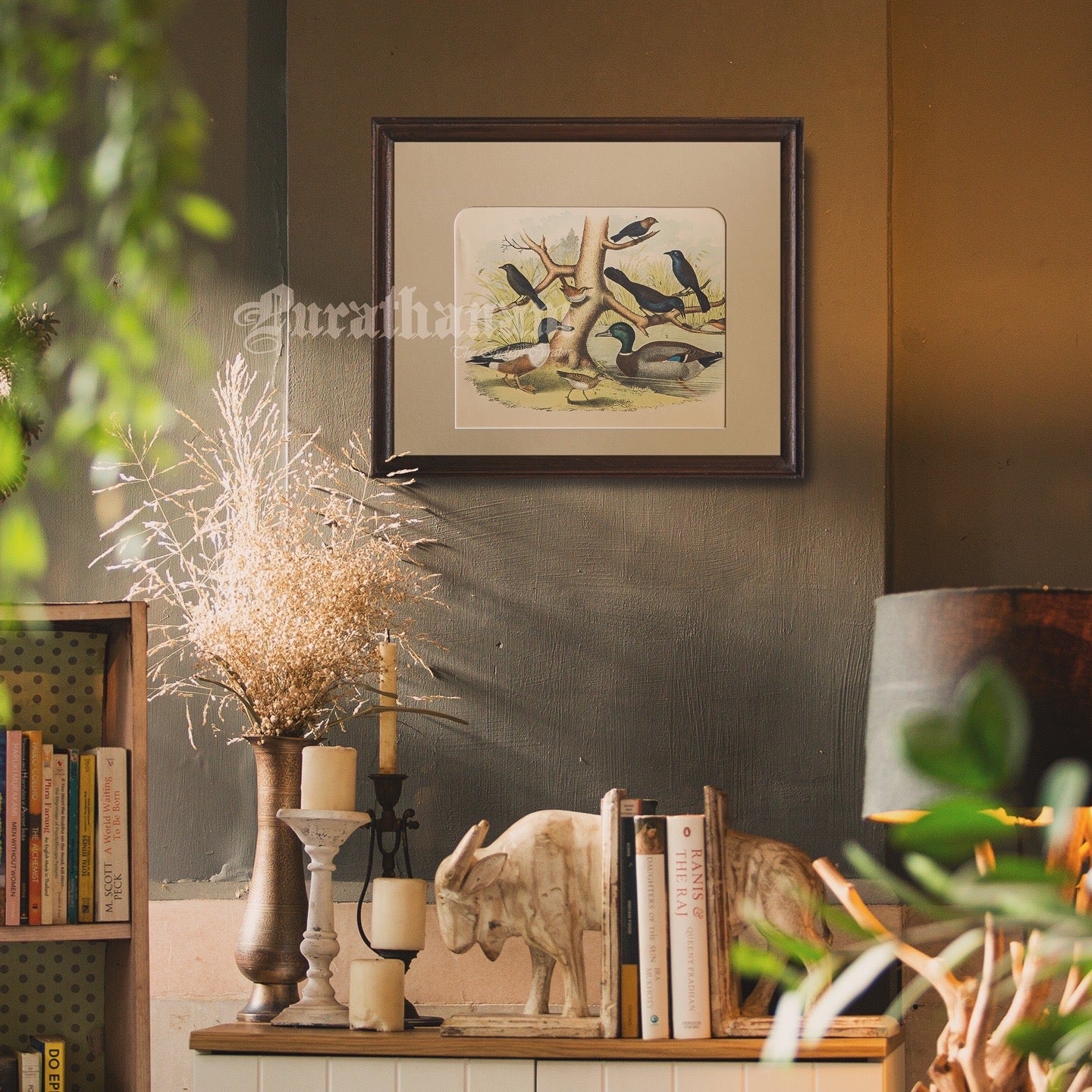 Bird - Chromo lithograph print (Plate - LII) by Theodore Jasper - Bird Art / Avian Art