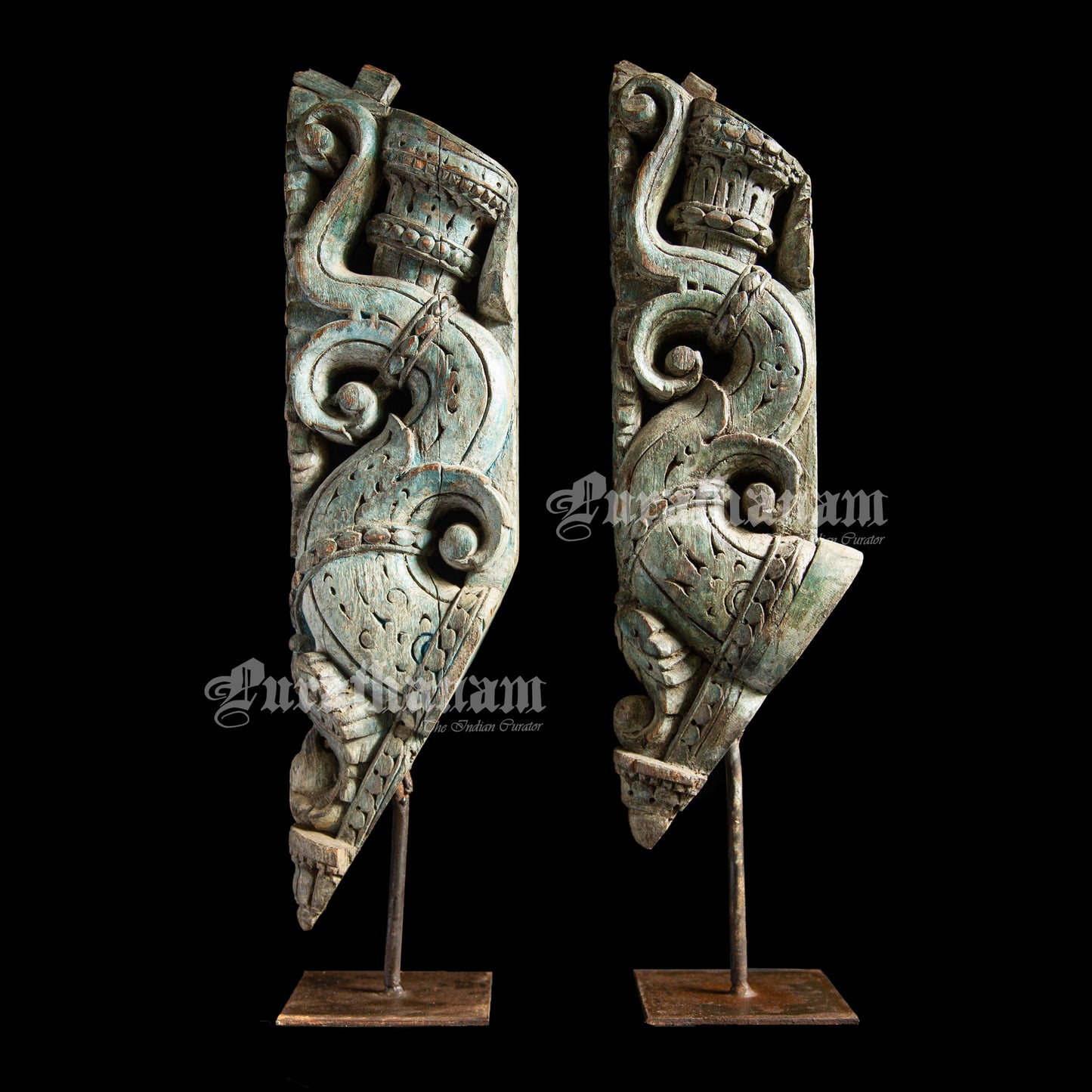 Wooden Wall brackets - Pair
