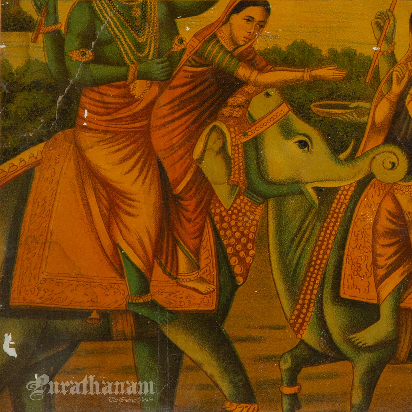 Harihar Bhet - Chromolithograph Print