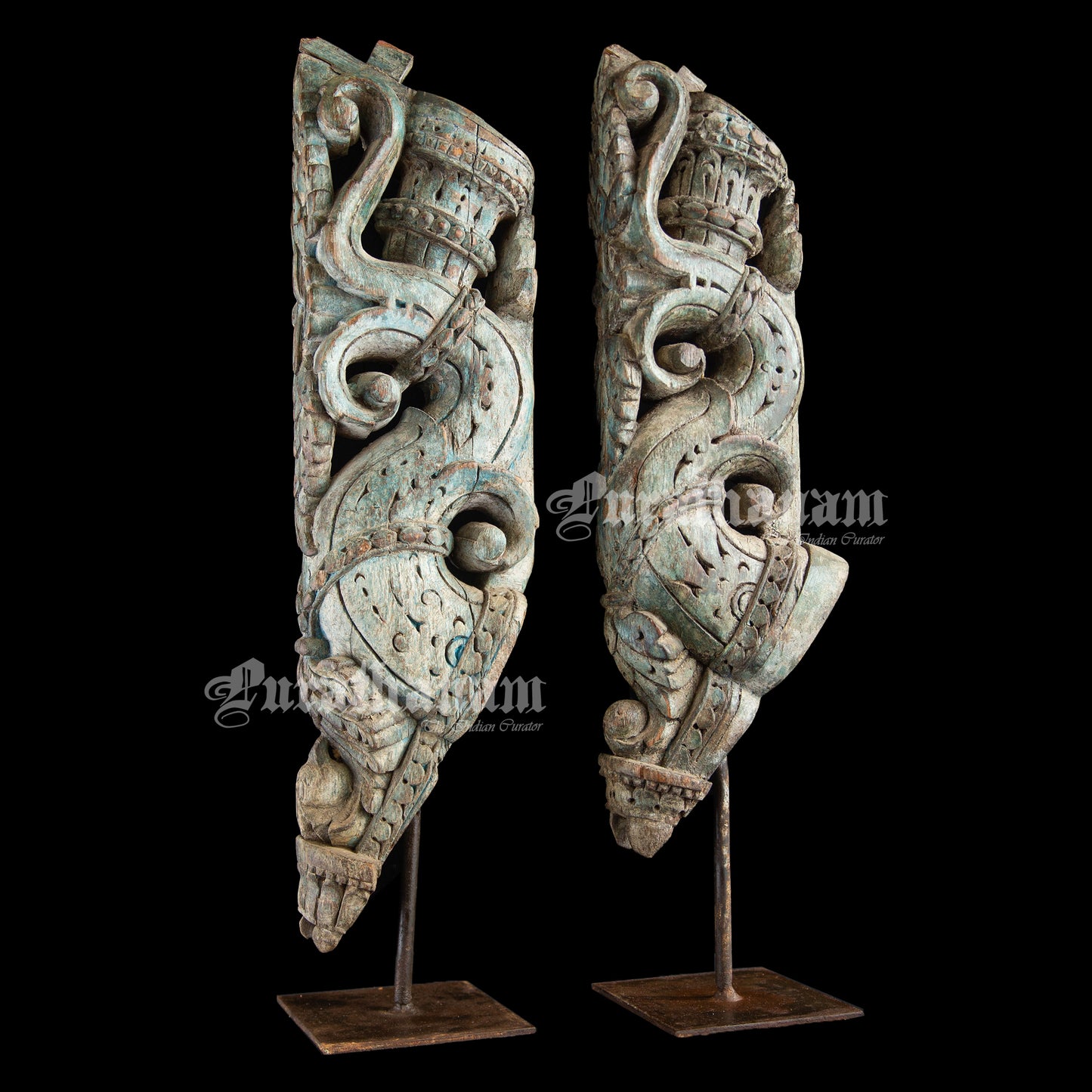Wooden Wall brackets - Pair