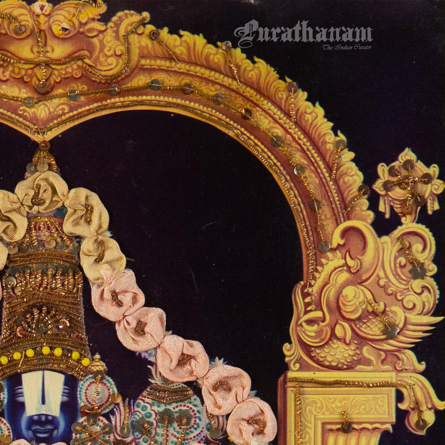 Thirupathi Venkateswarar - Kondiah Raju (Offset Print) - Embellished