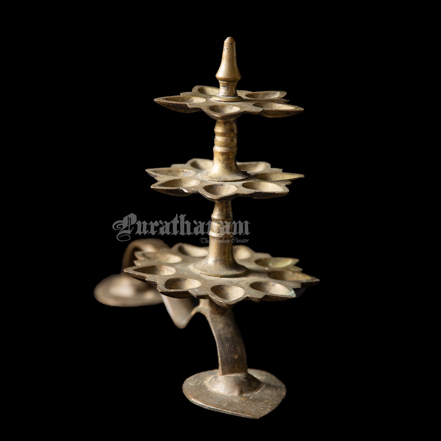 Arthi Lamp (Three layer) - Brass