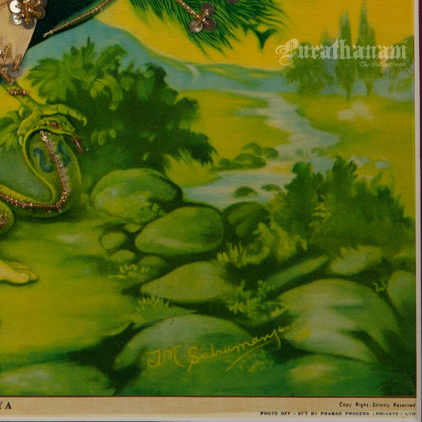 Mayurapriya by J.M. Subramanya (Offset Print -Embellished)