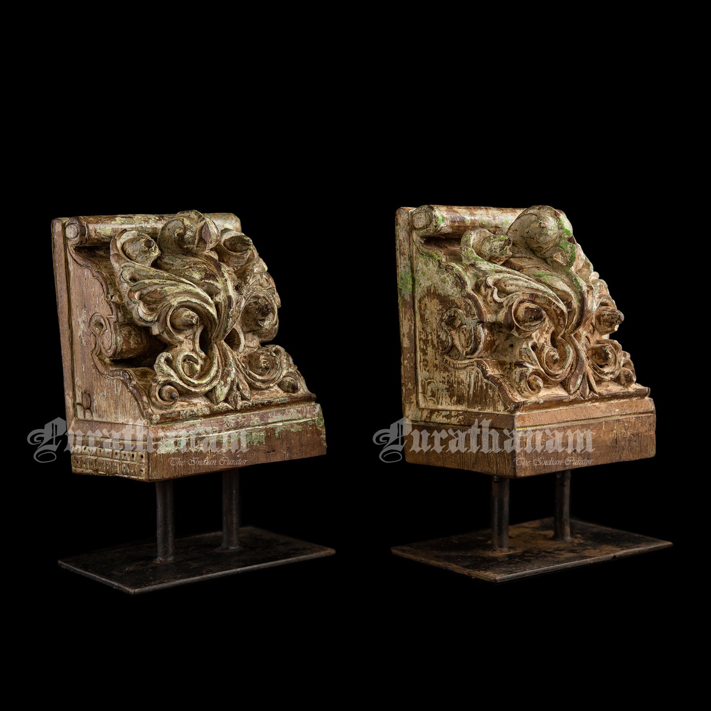 Wooden Wall brackets - Pair