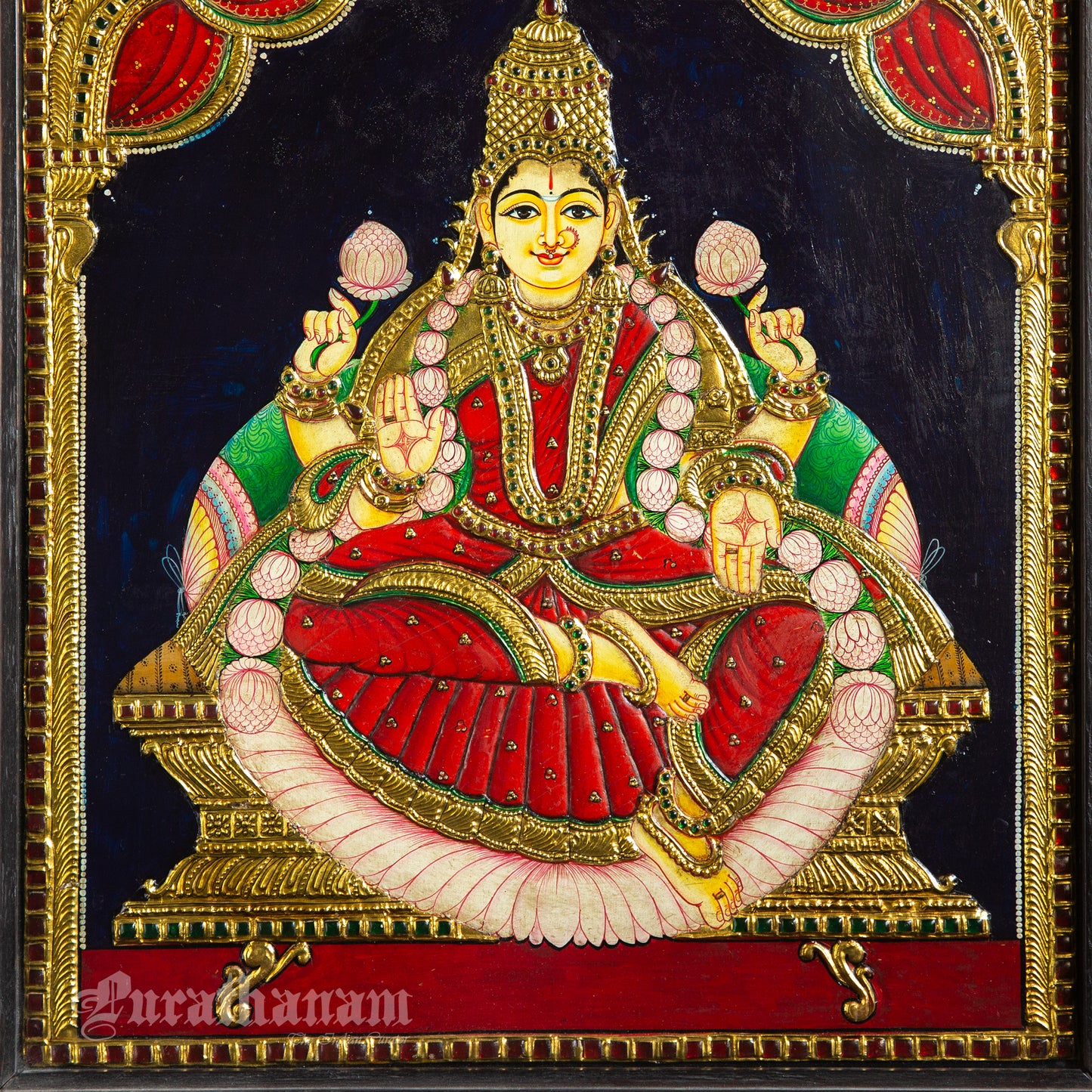 Mahalakshmi - Tanjore Painting