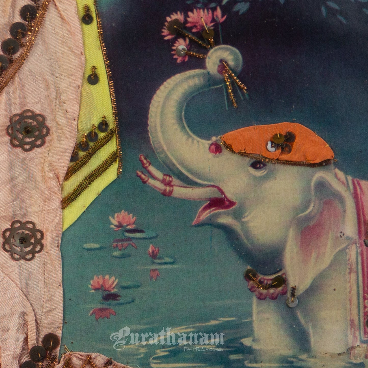 Lakshmi- Kondiah Raju (Offset Print) - Embellished