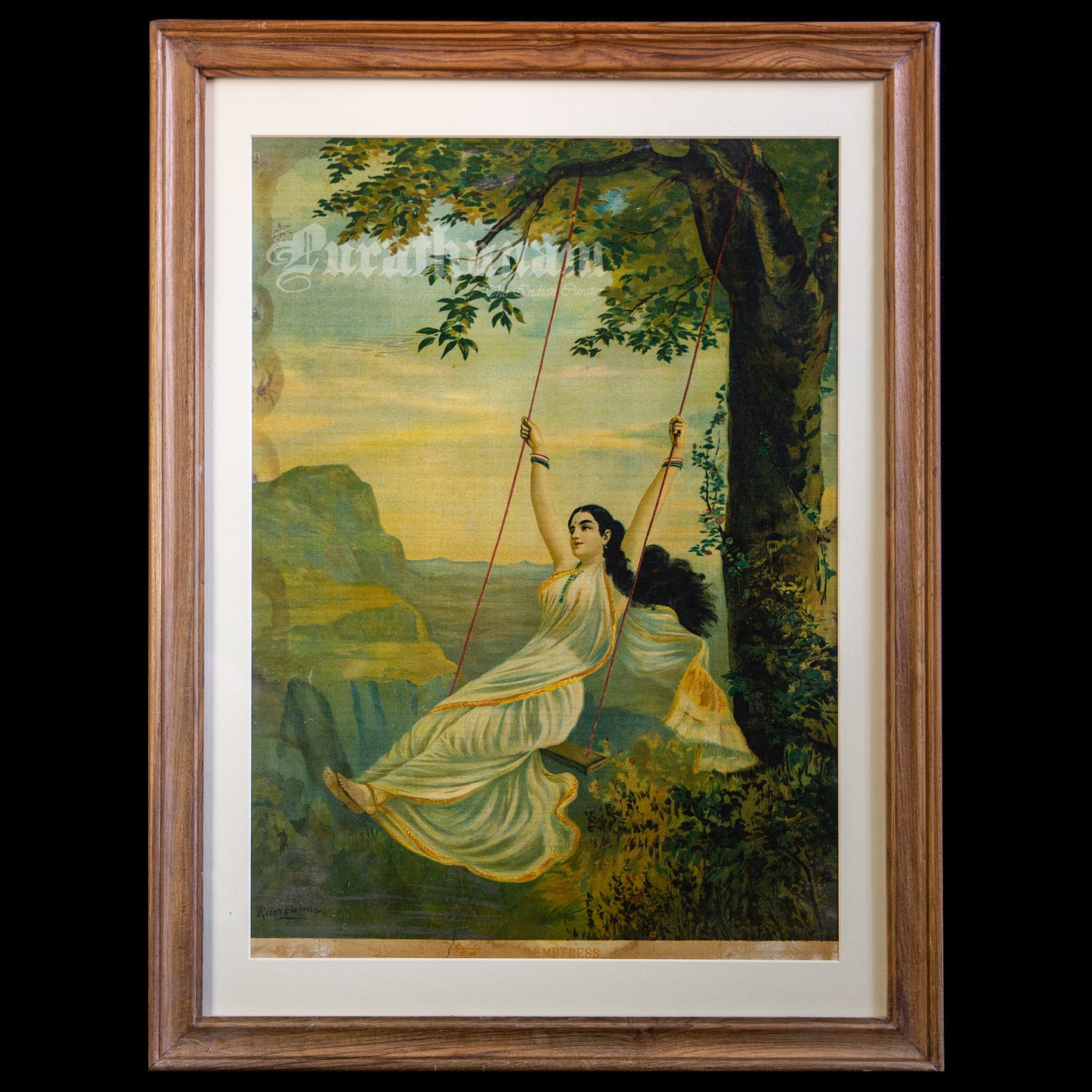 Mohini by Ravi Varma - Lithograph Print