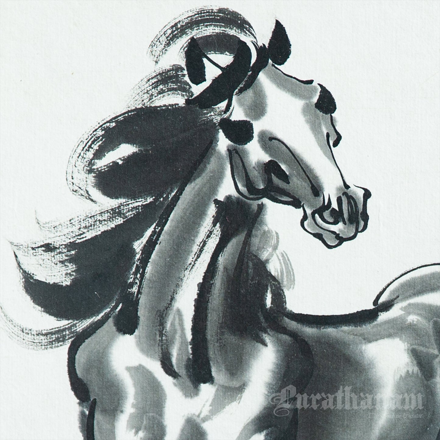 Horse - Chinese Art (Shuimo Painting)