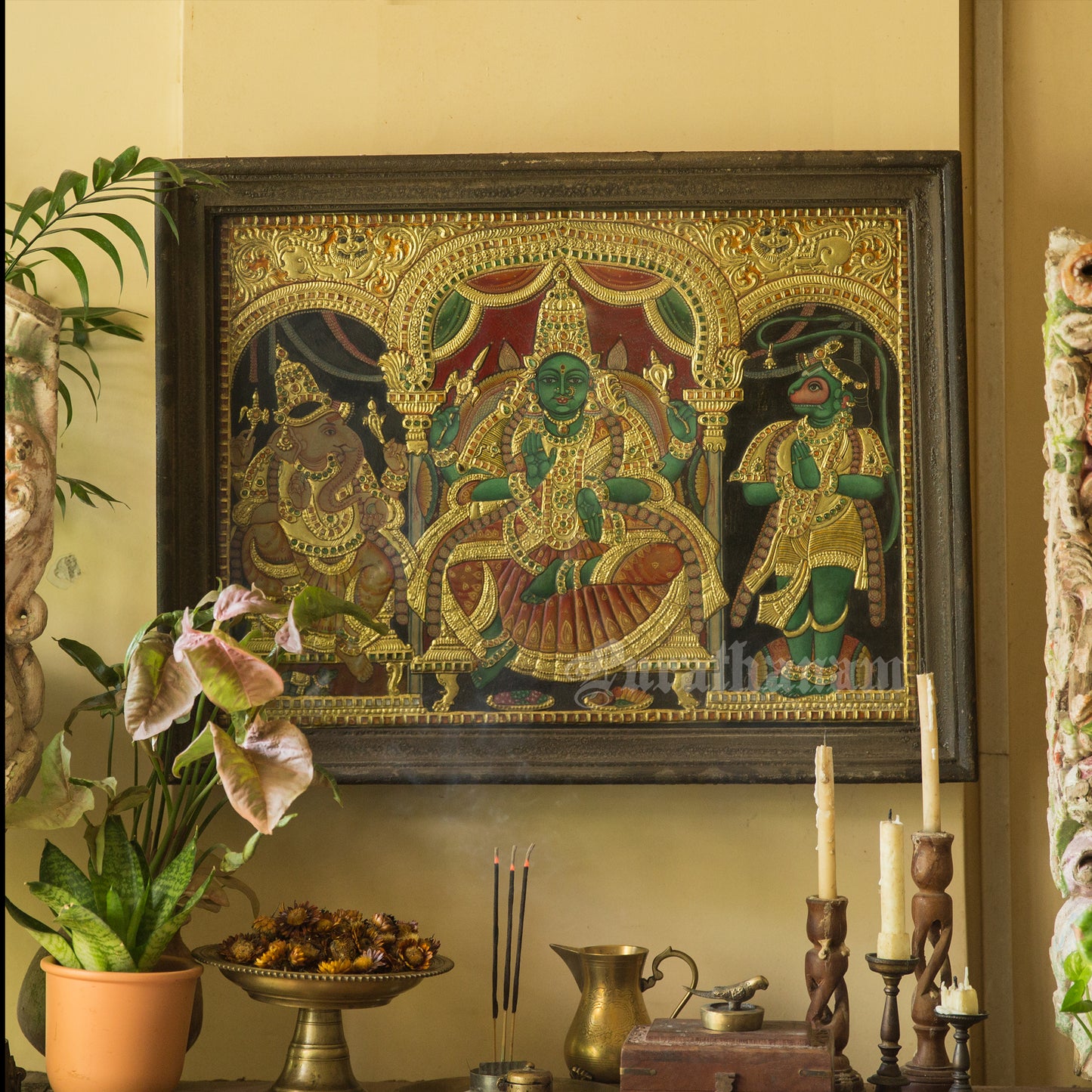 Ganapati Parvati Hanuman