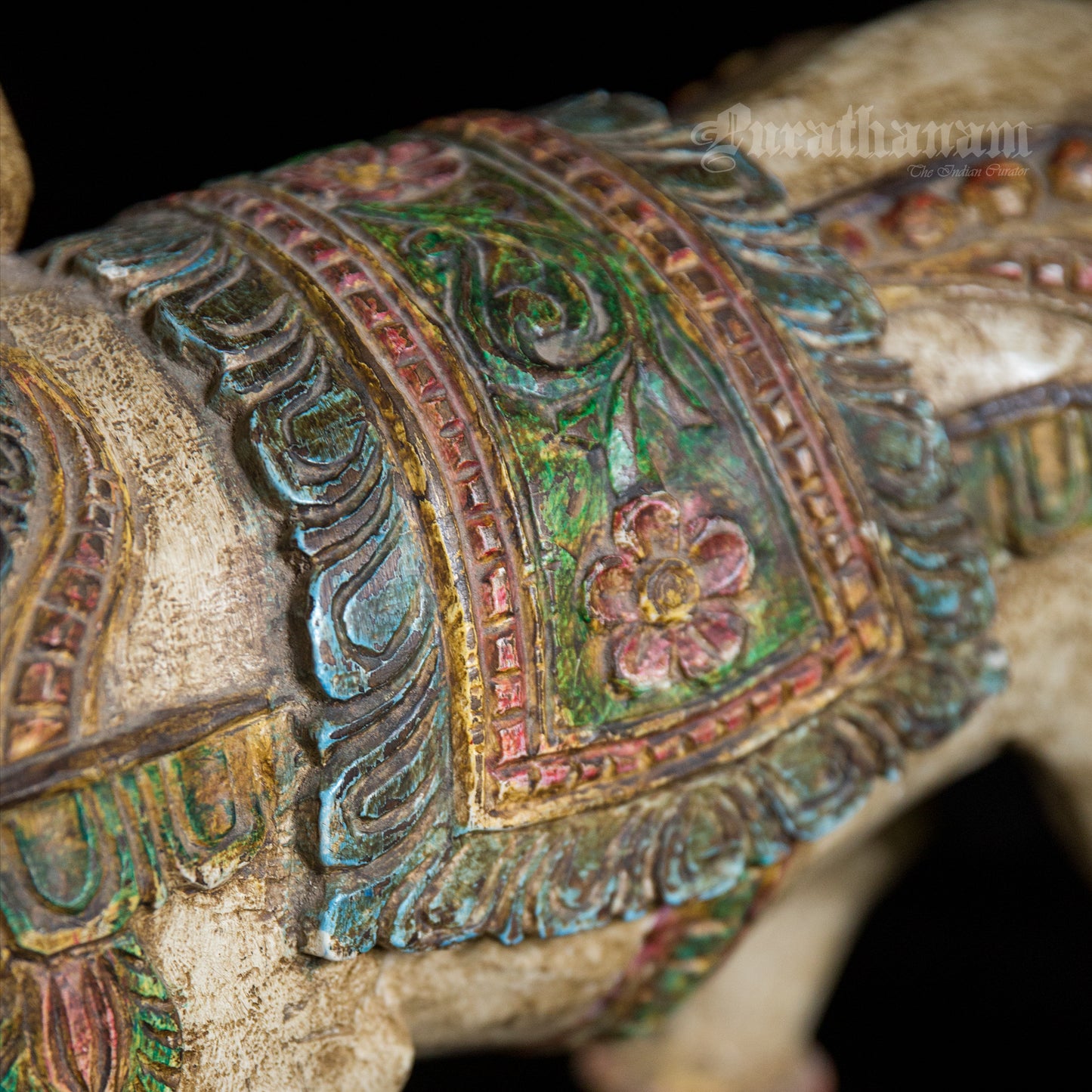 Wooden Rishabha Wahan