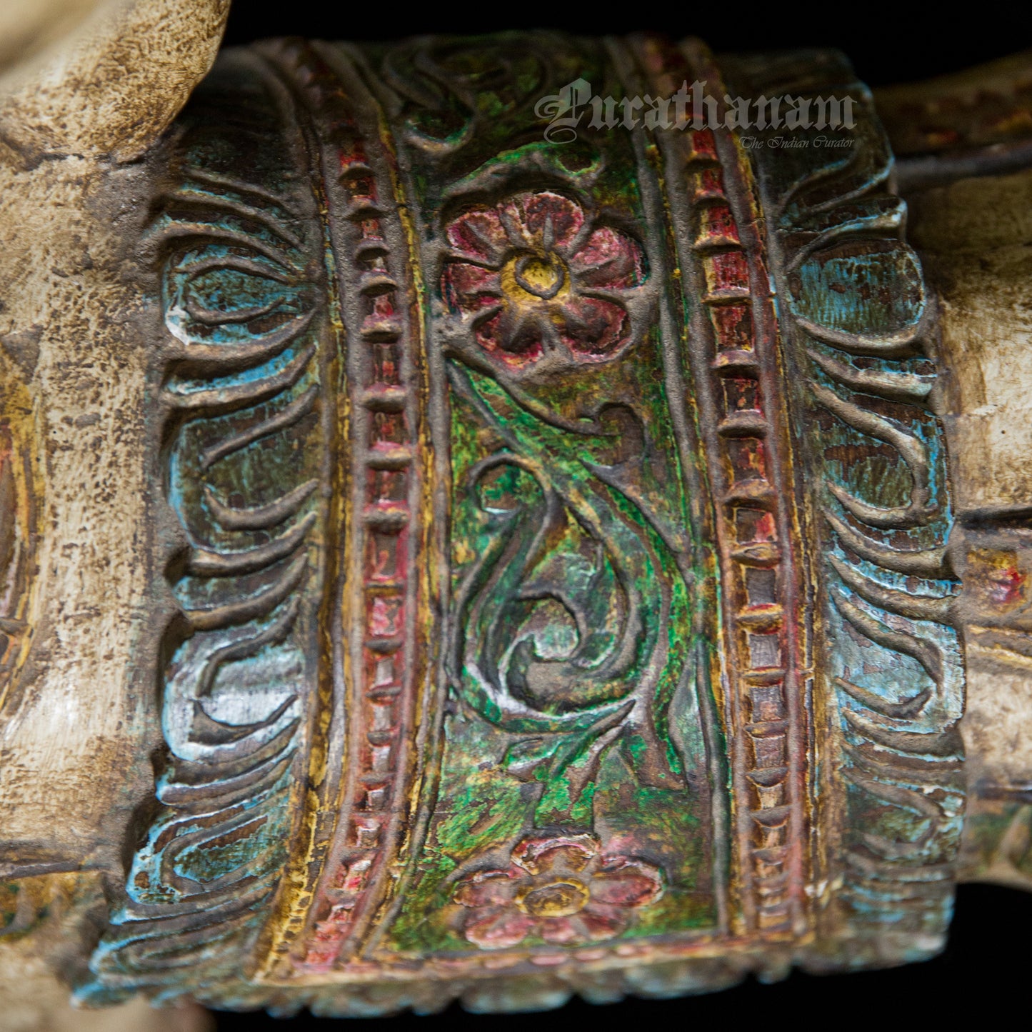 Wooden Rishabha Wahan