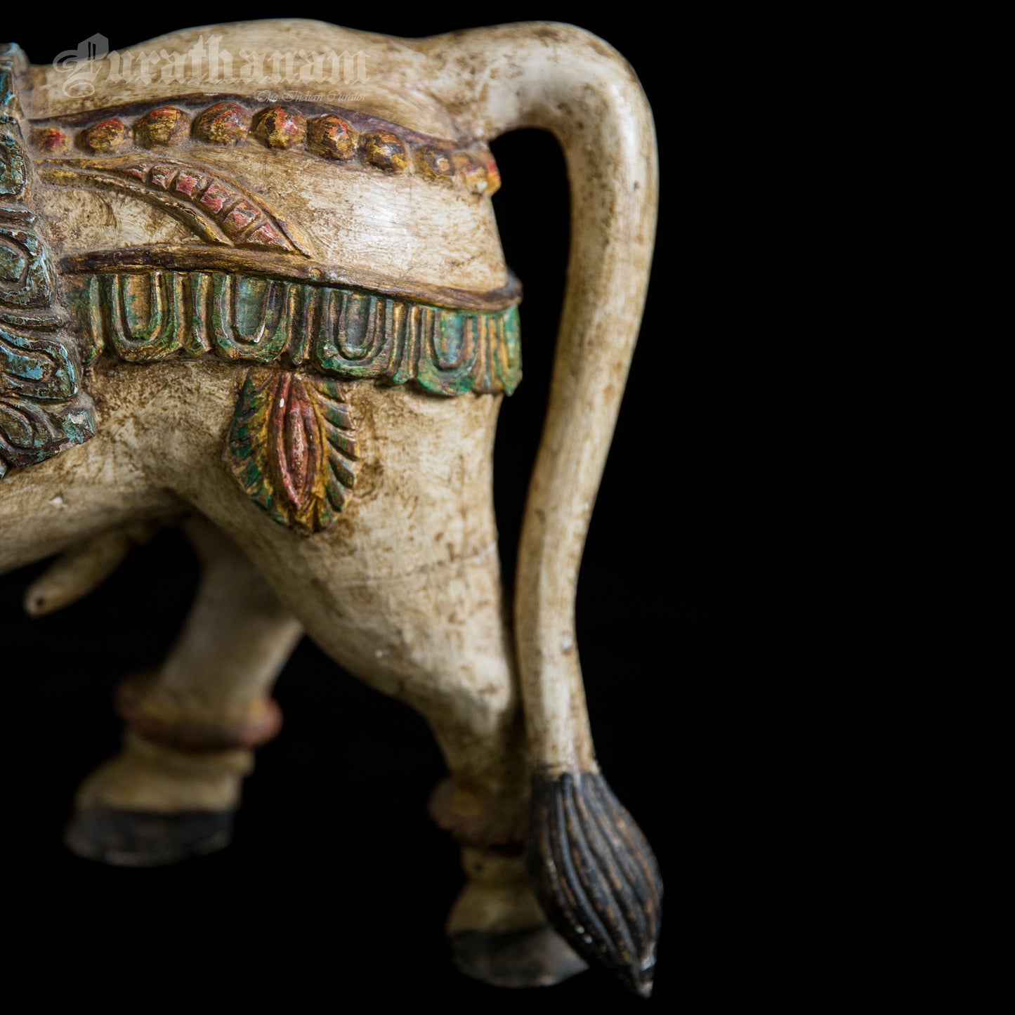 Wooden Rishabha Wahan